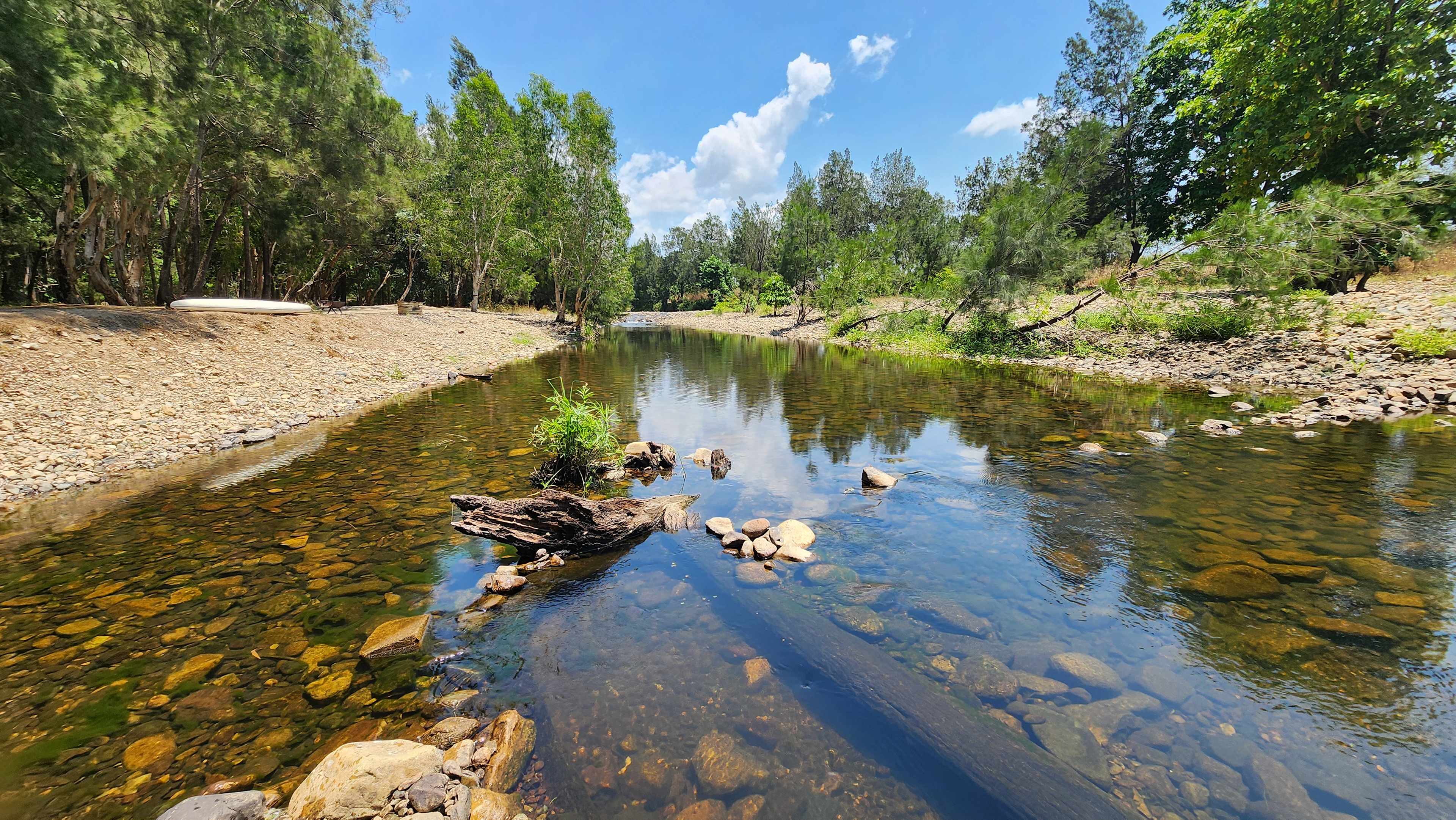 Creek and Antique Camping