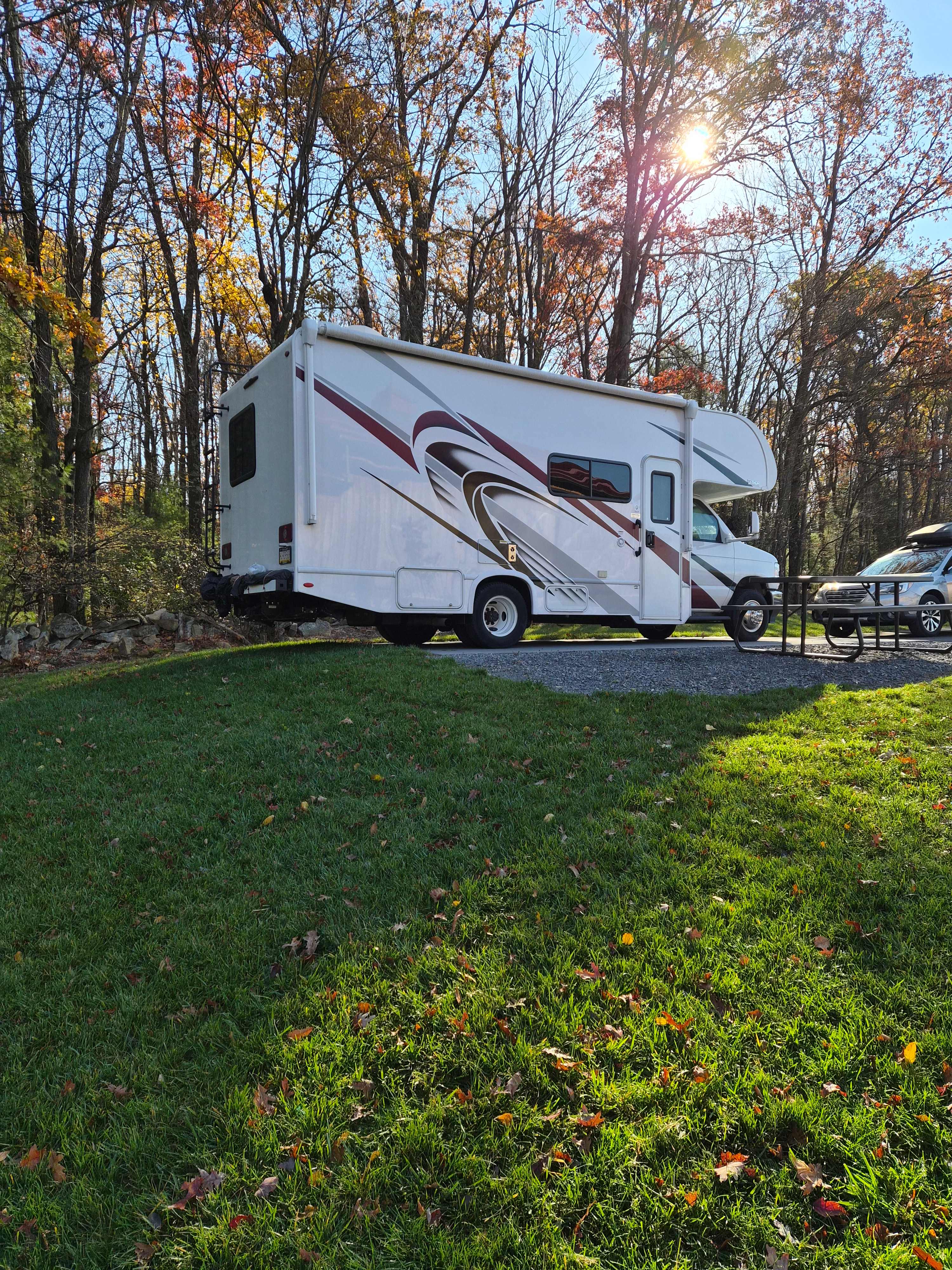 This is looking up to the site from standing on the left side of the barn ( if facing the front of the barn)