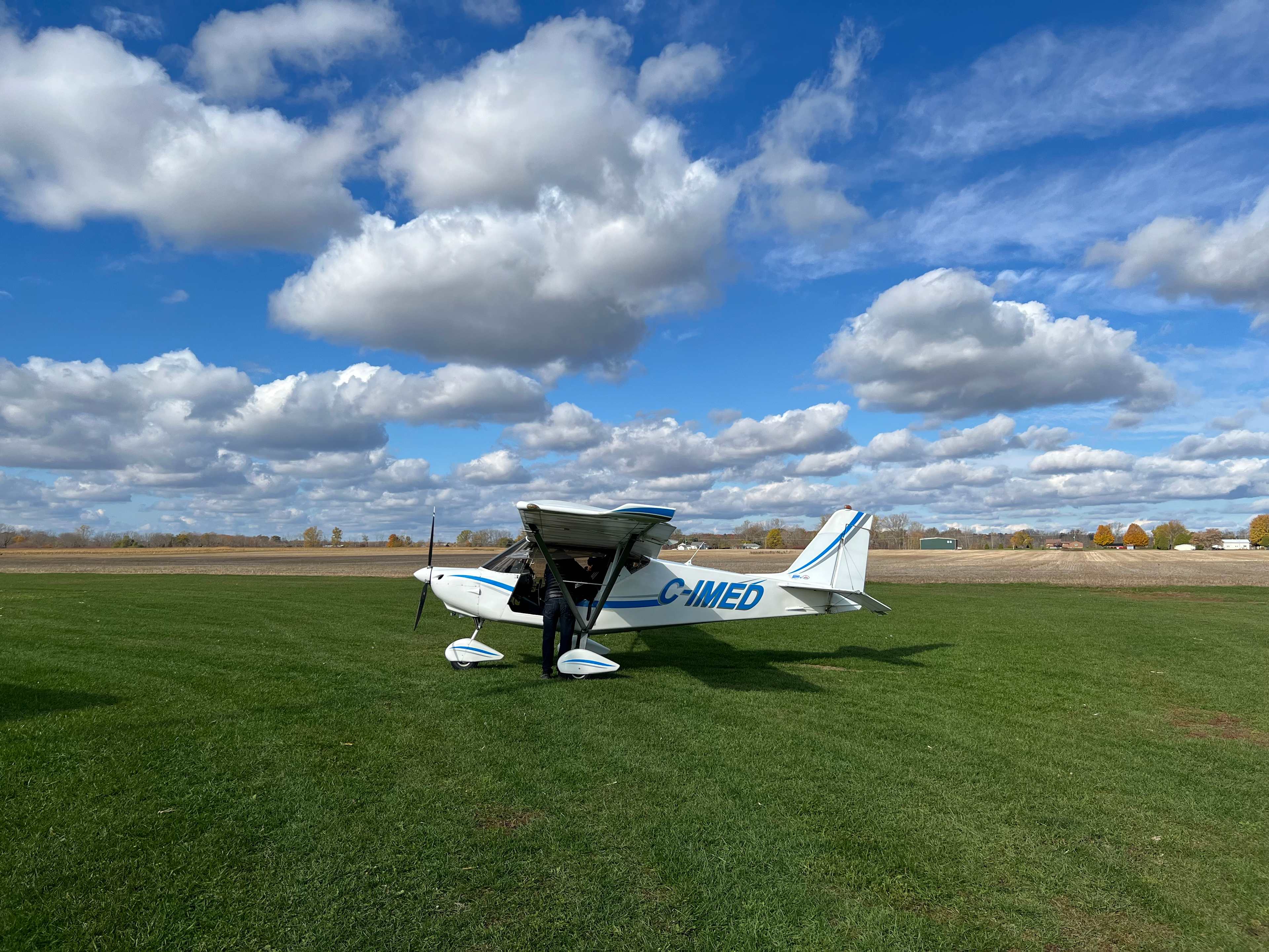 What an unexpected delight at this hipcamp! Perfect weather for our flight!