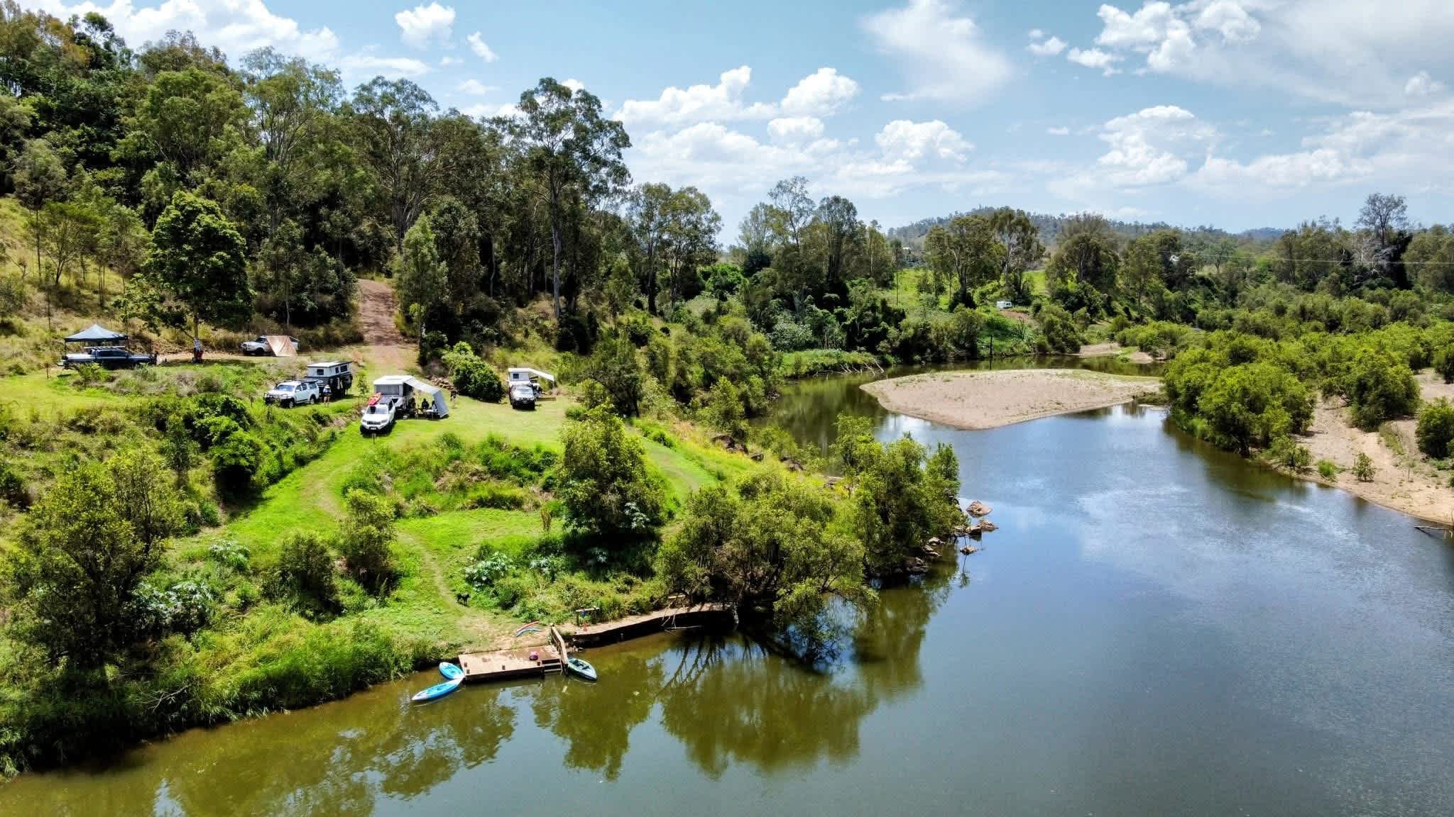 Weefarm Brisbane River Camping
