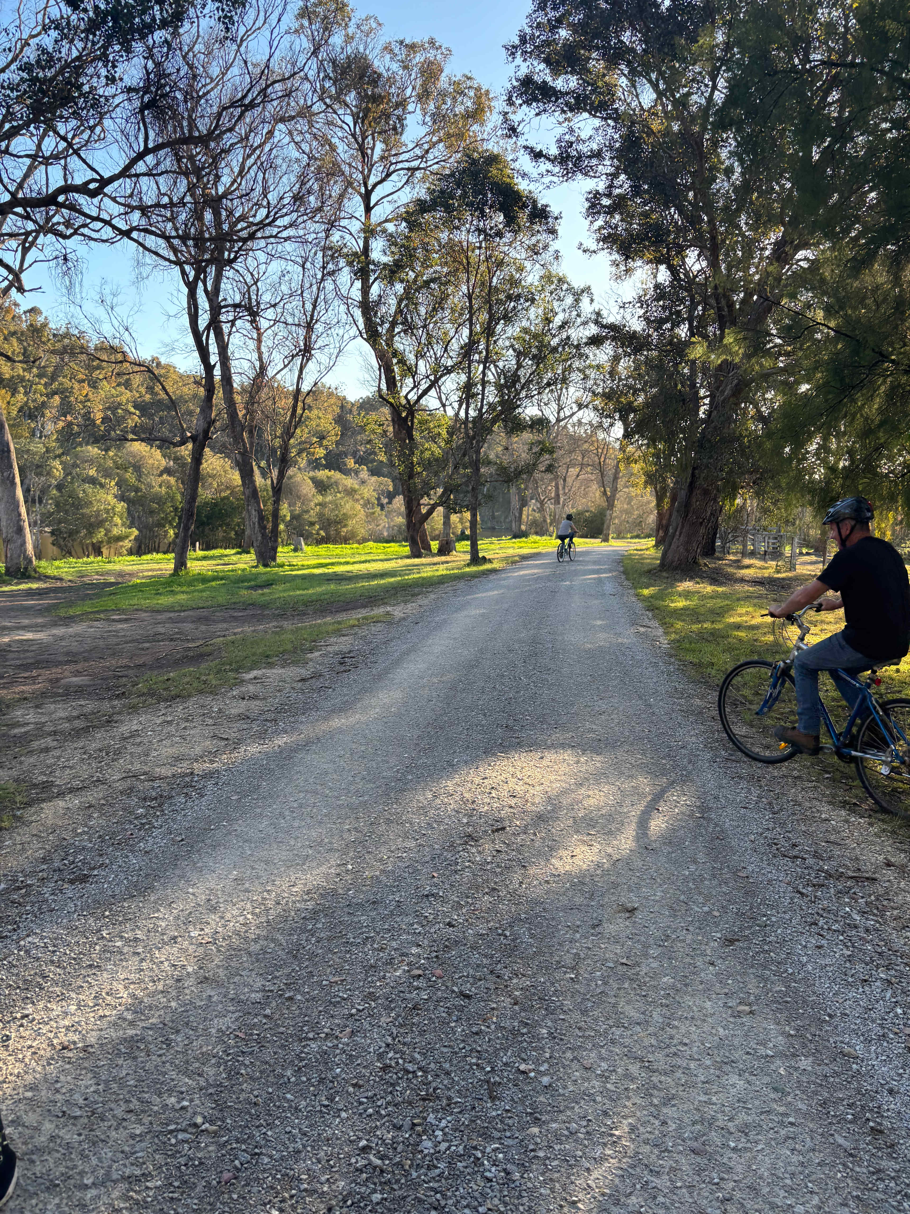 Excellent safe biking space