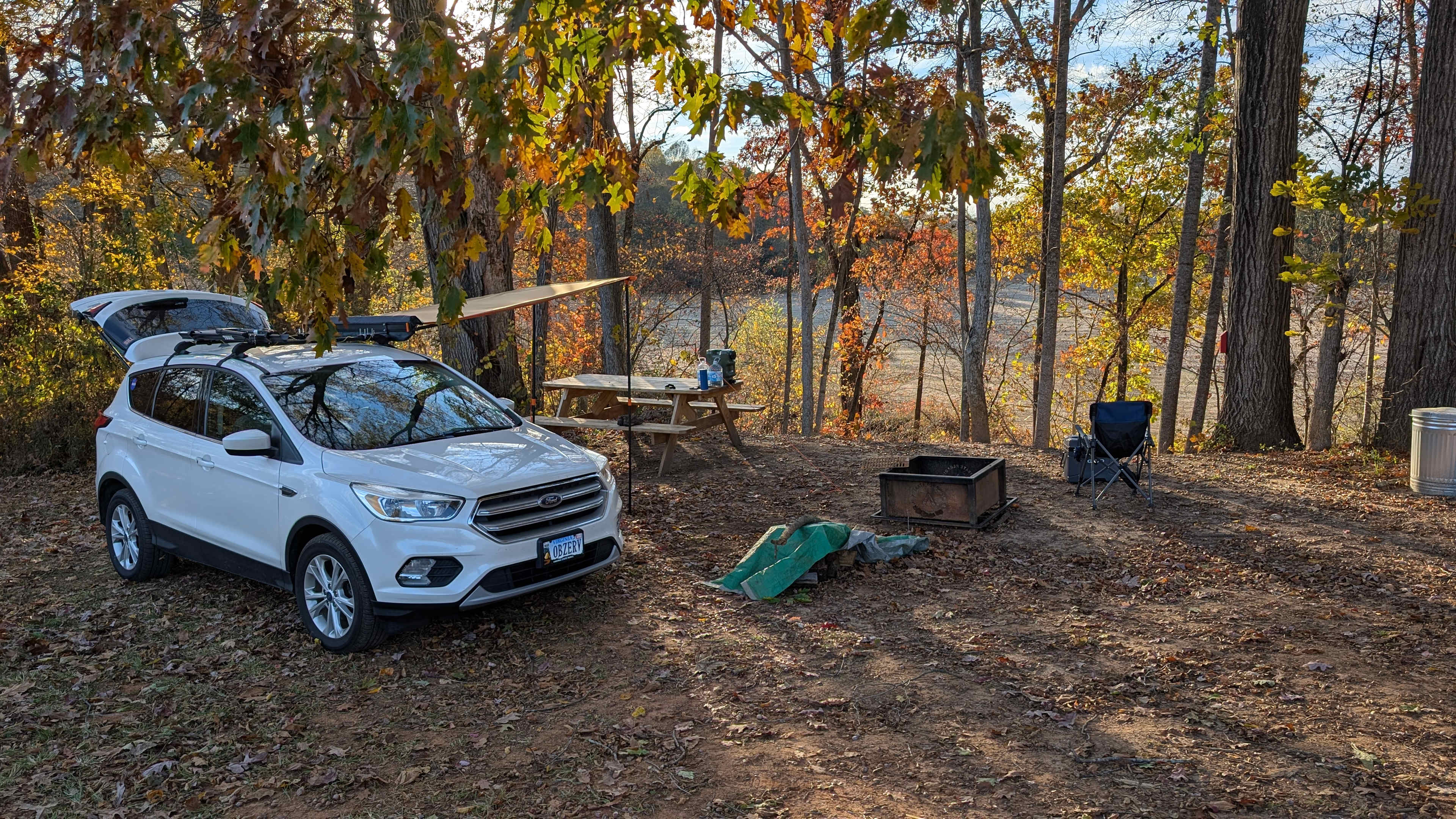 Lots of room and options for setting up.