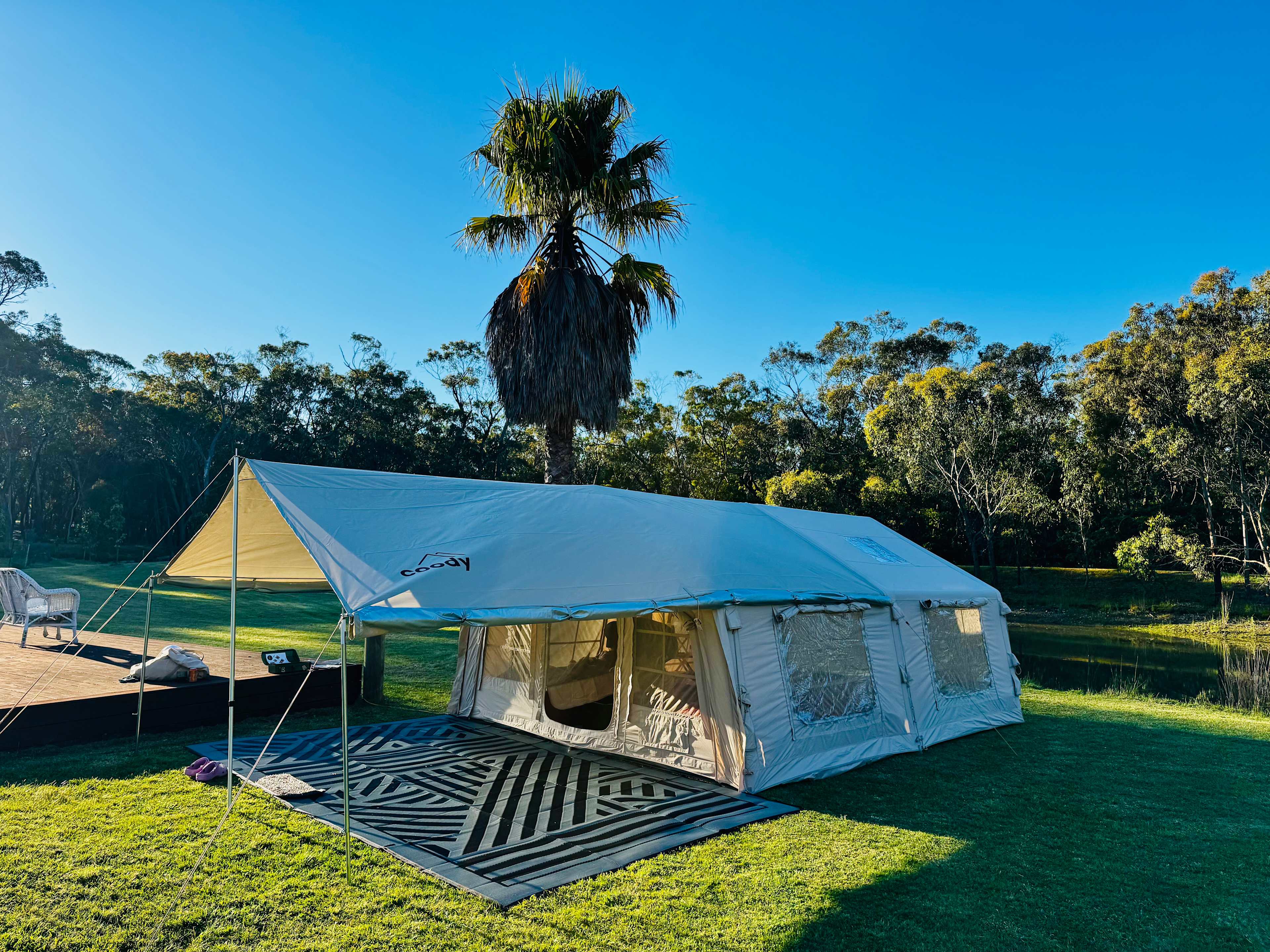 Plenty of space for a large tent