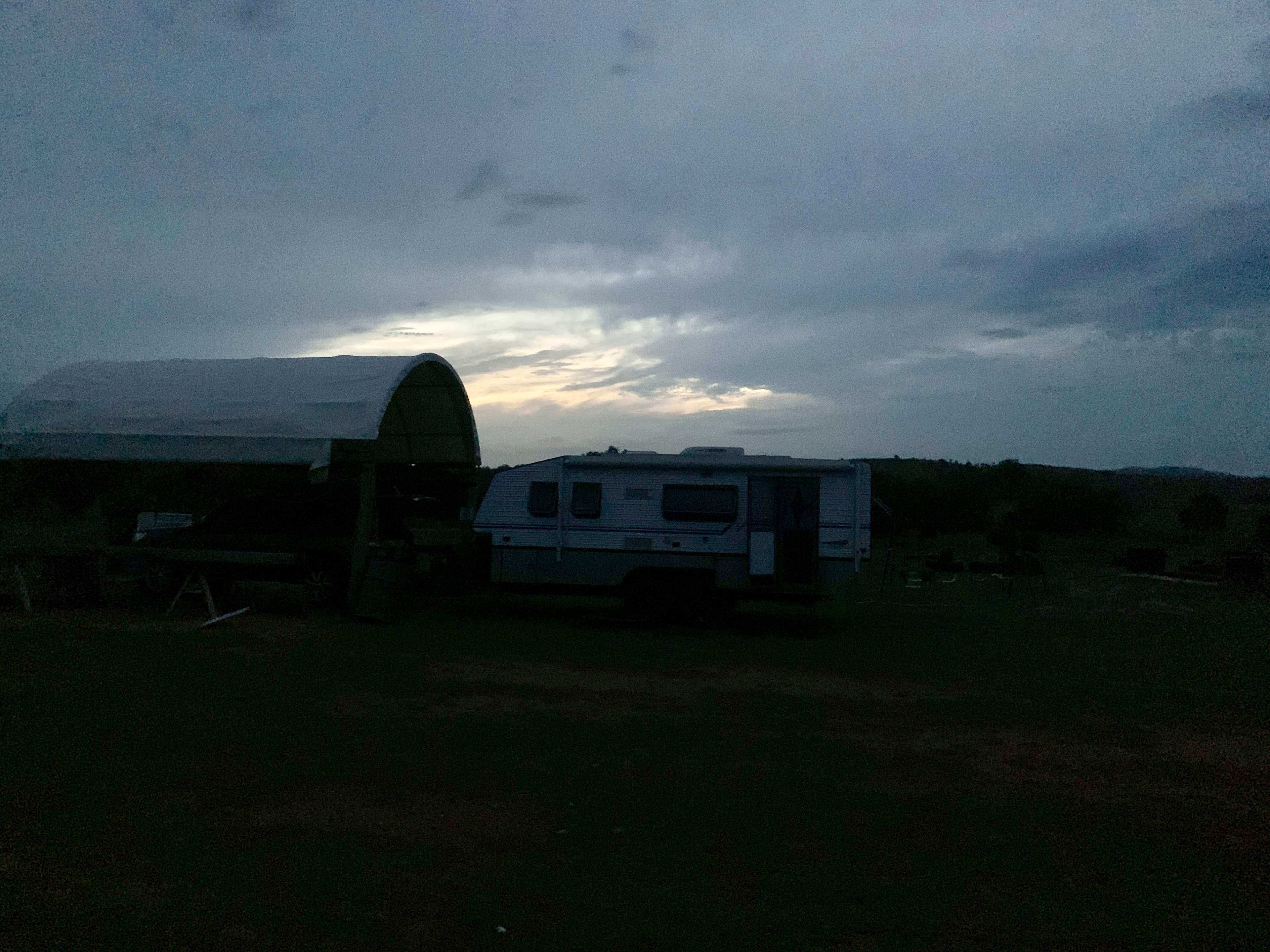 a little after sunset... 