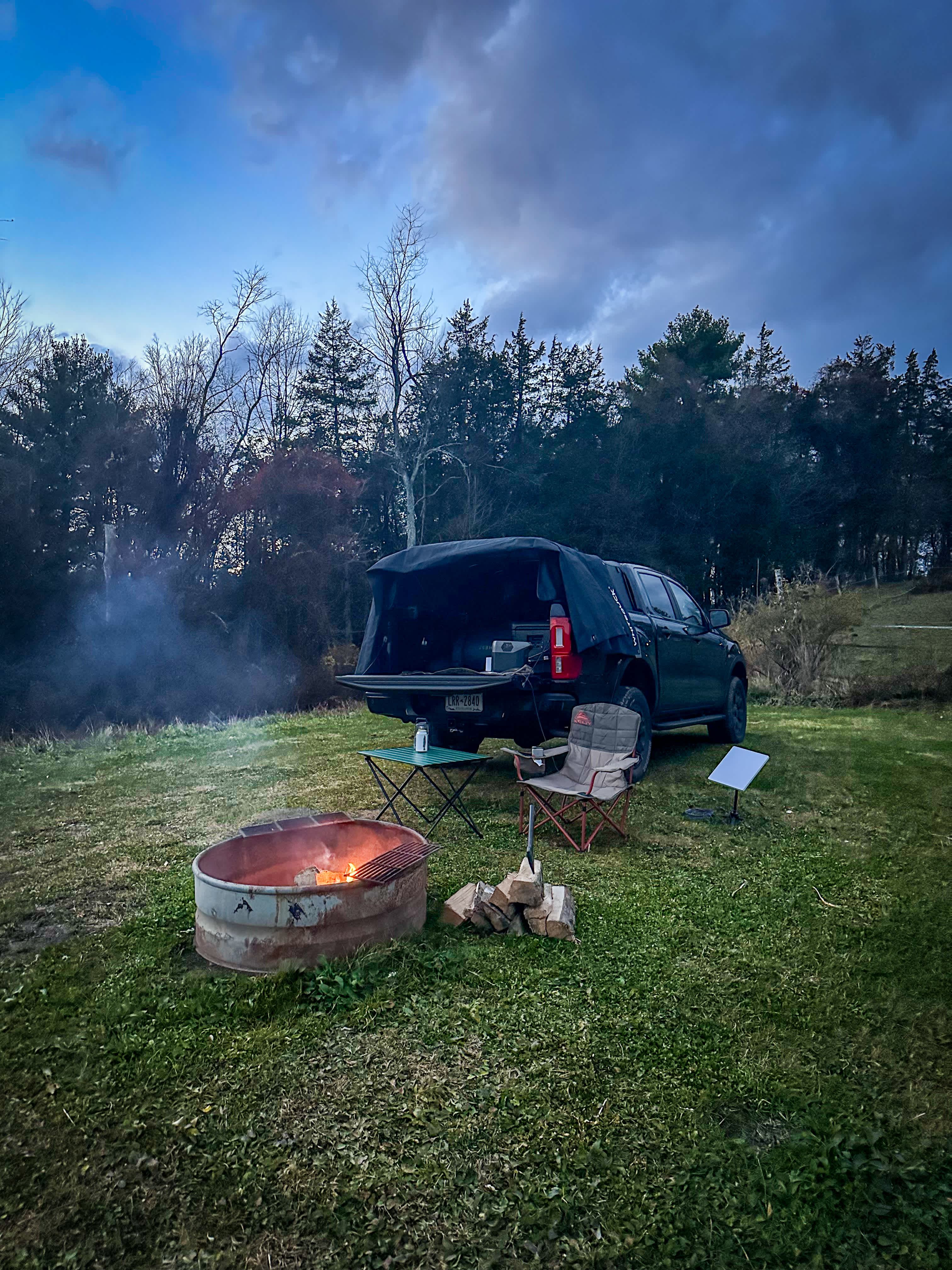 Gunx Camping On A Horse Farm!