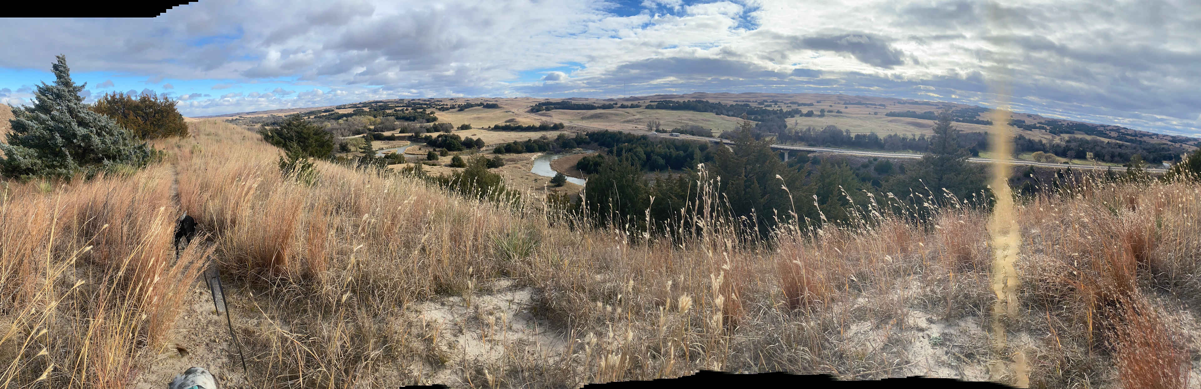 Overlook 20 miles west, campsites in the middle of this stunning landscape. 