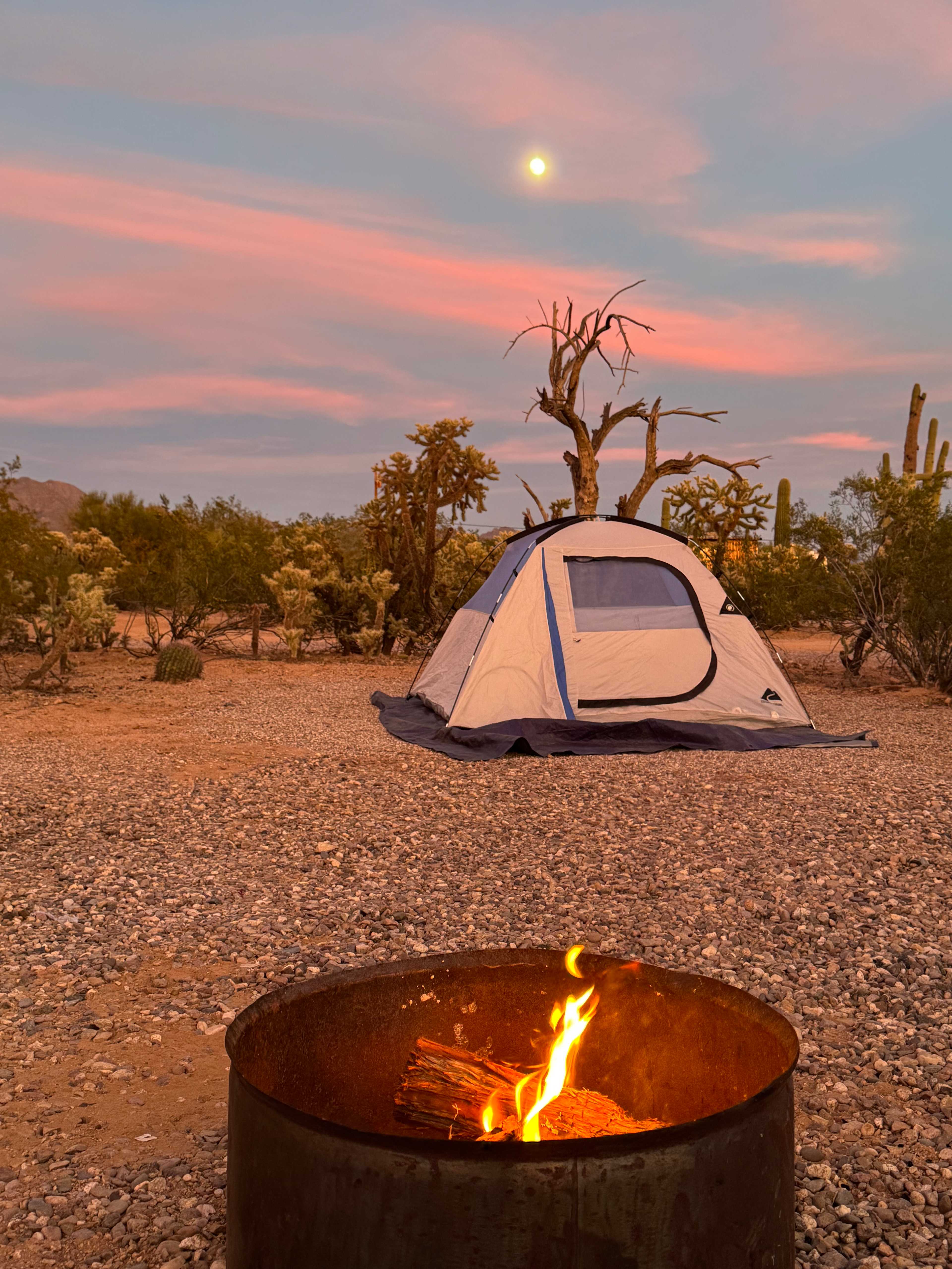 A full moon in the desert is an experience everyone should have