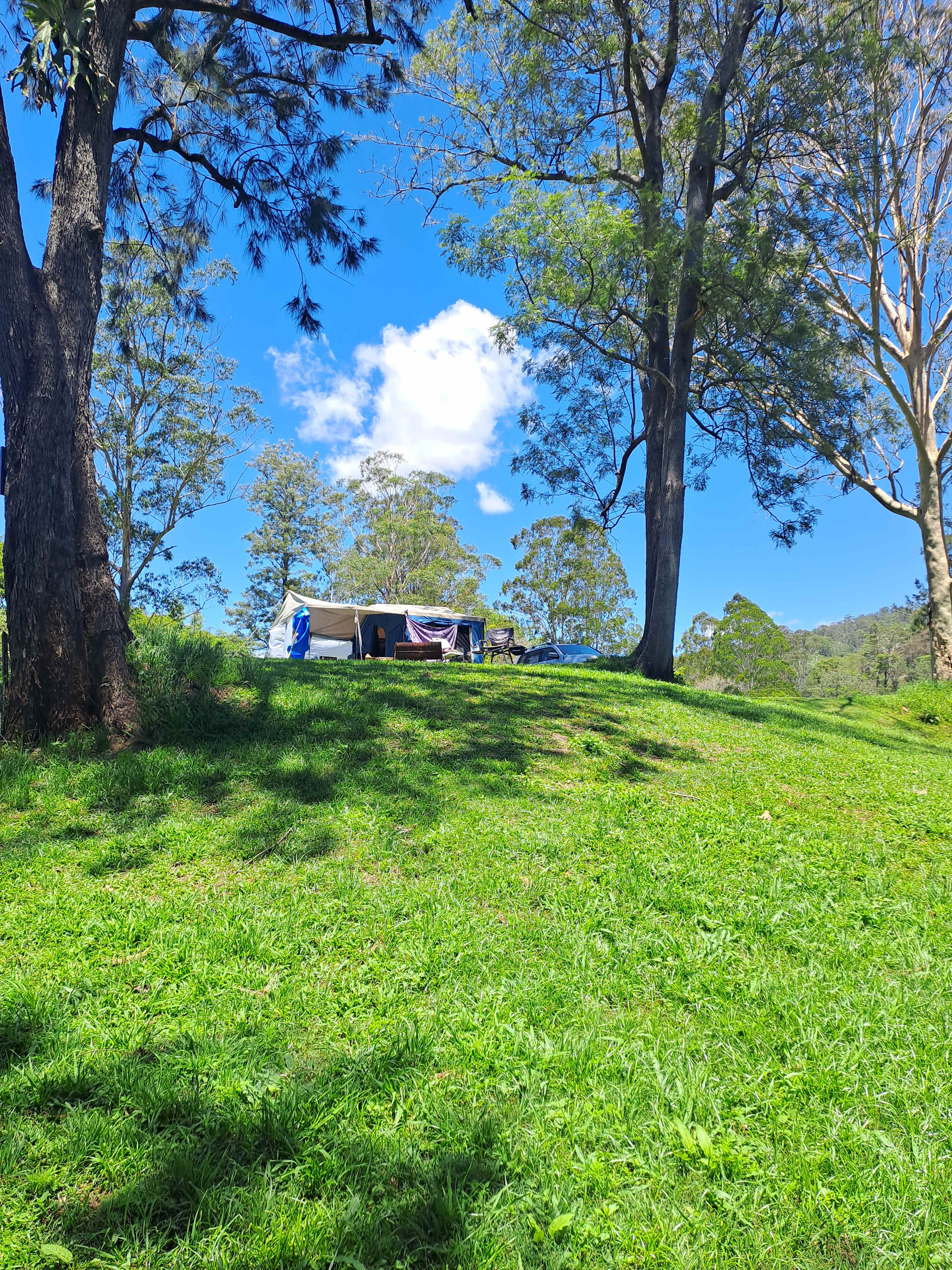Our camp / house on the hill