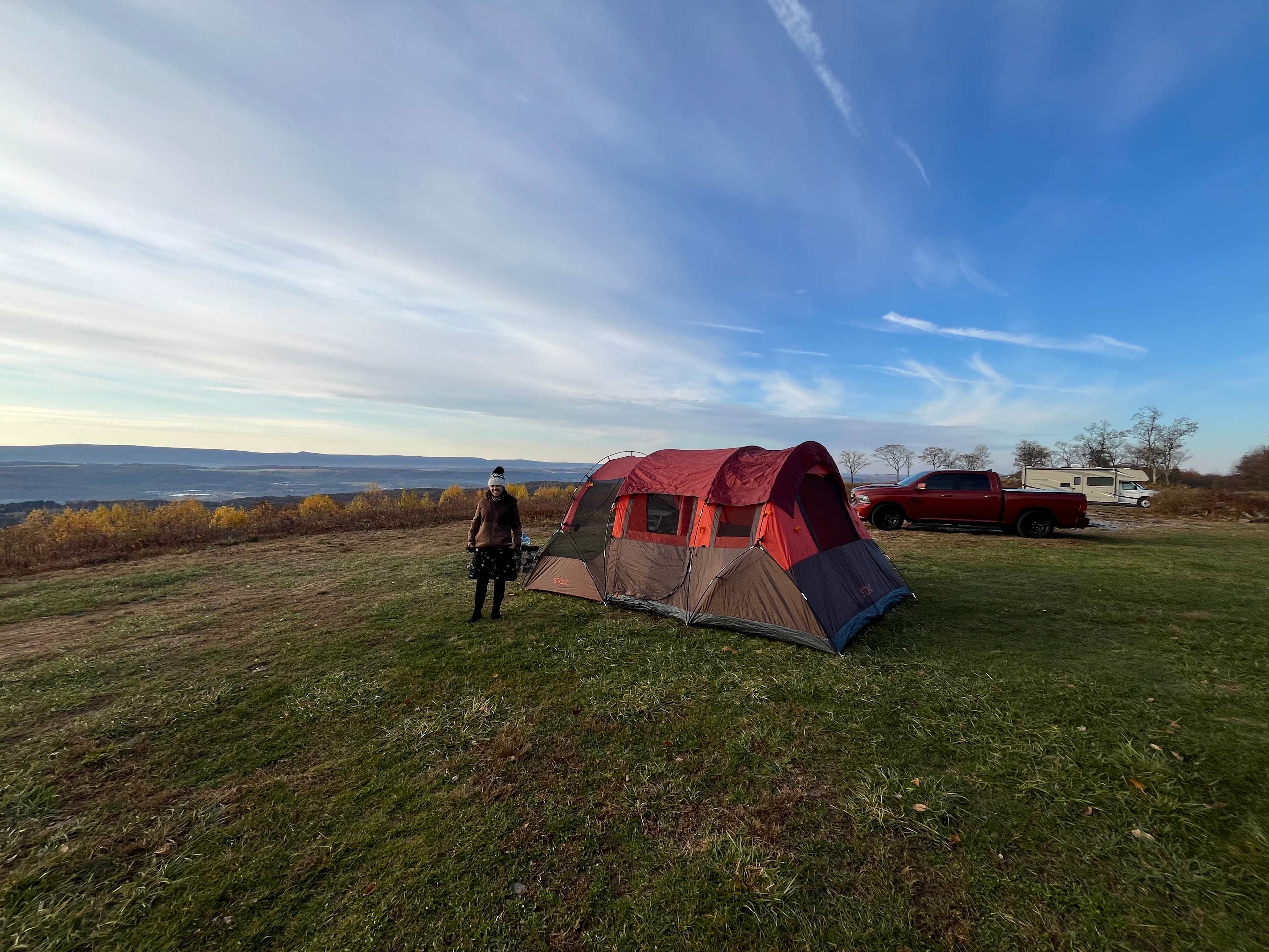 100 Mile View Camping, Jim Thorpe