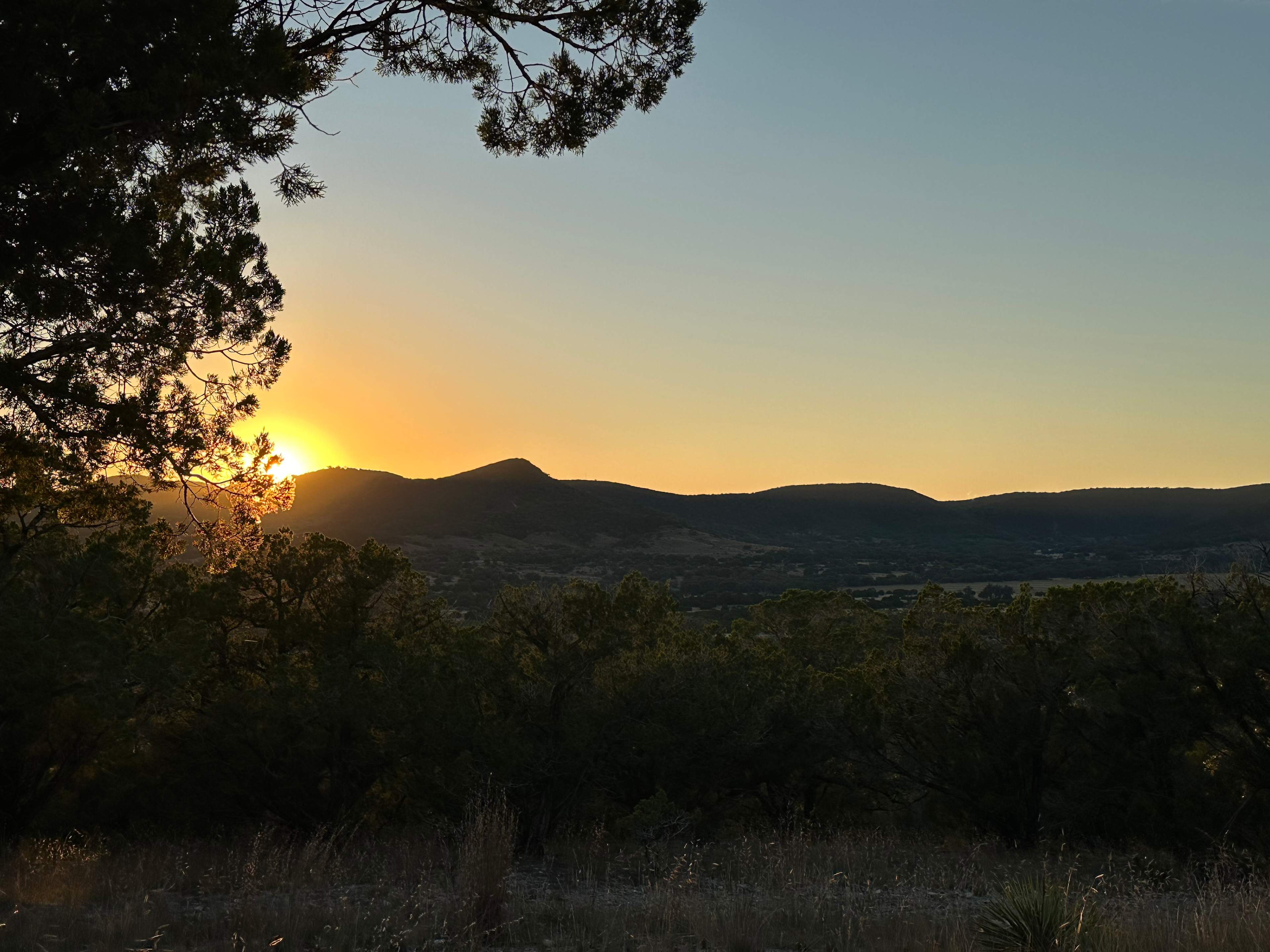 You are right, Site 7 is a the perfect site for a sunset view.