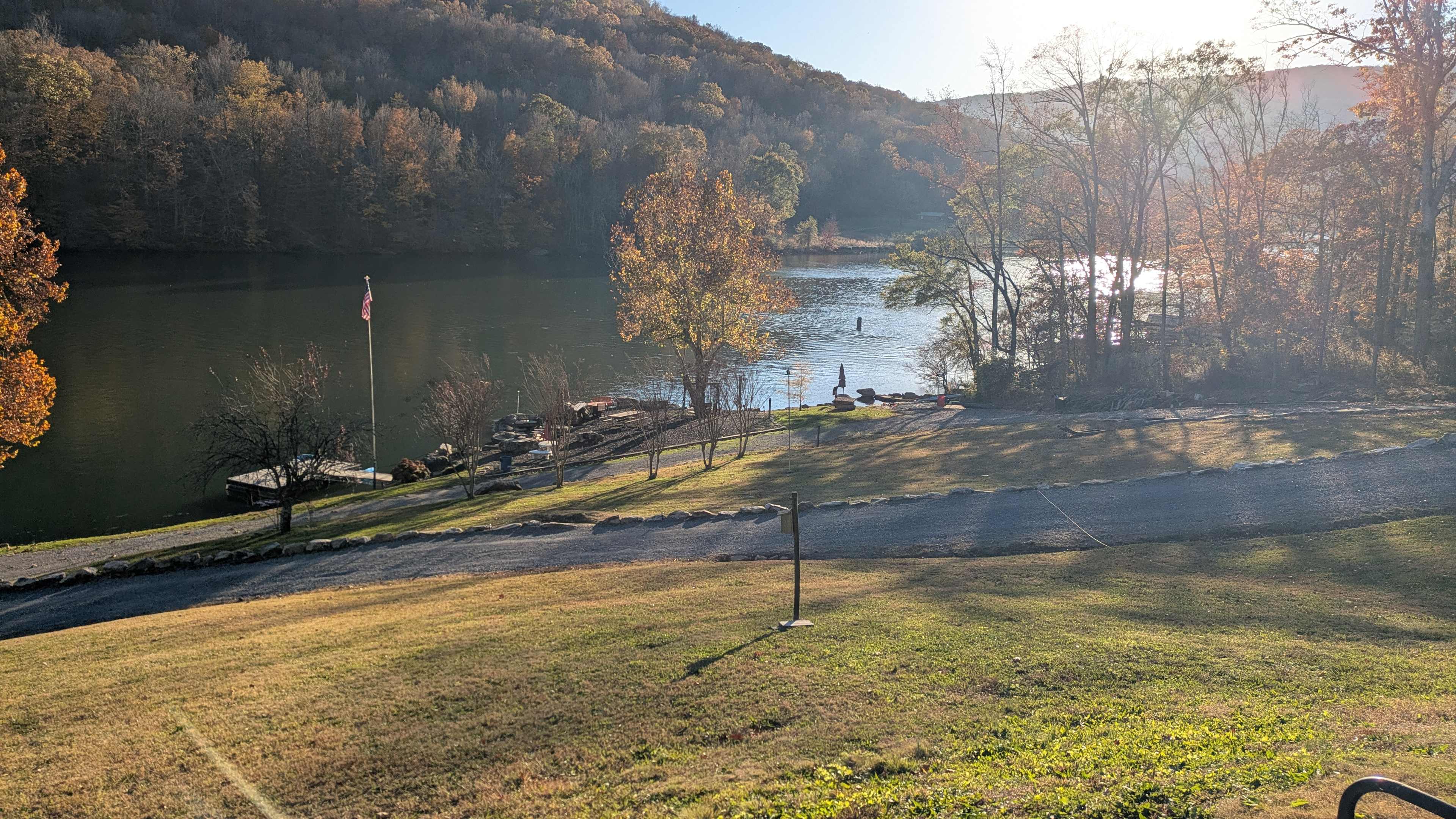 I caught a couple fish down there!