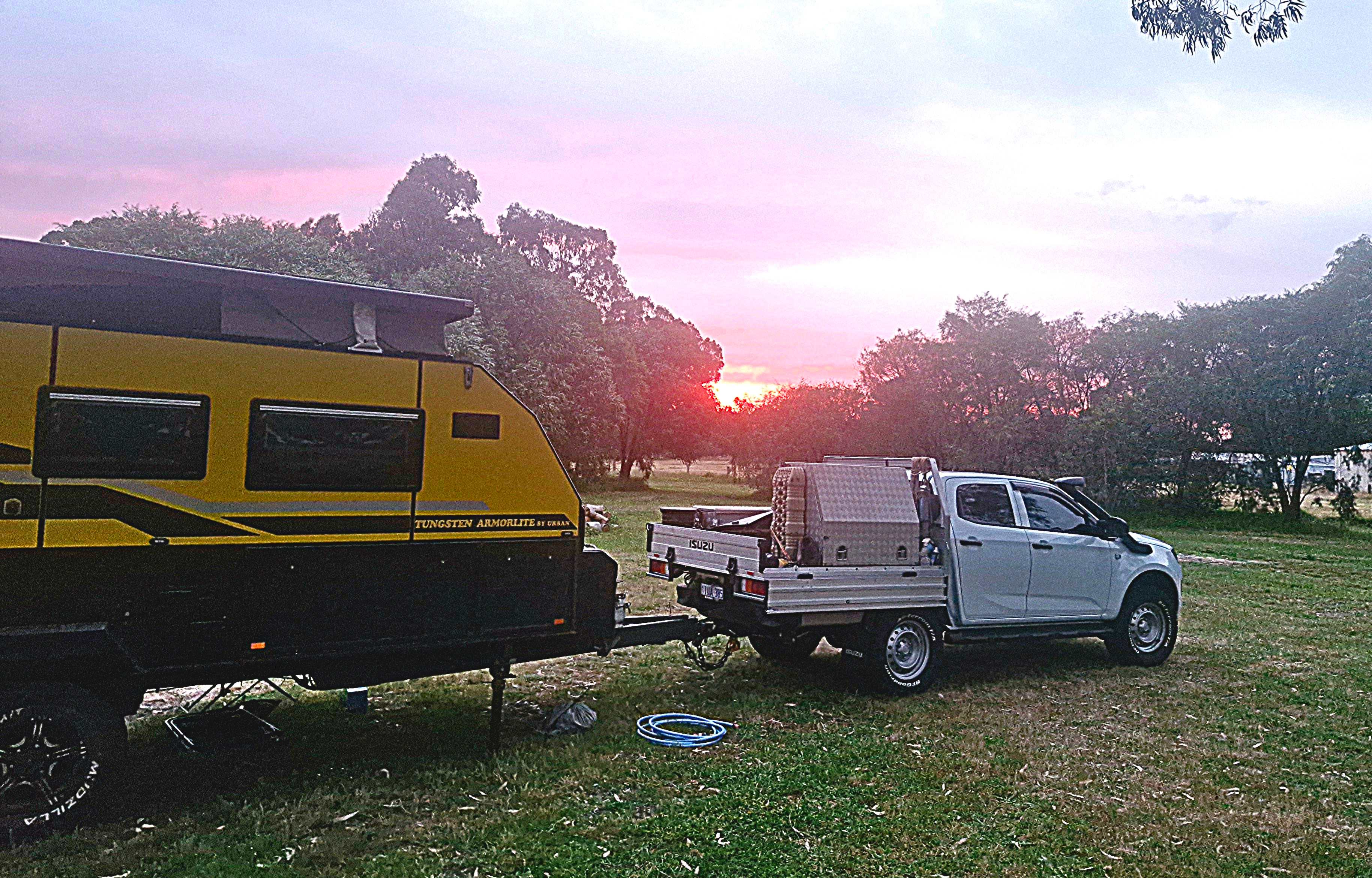 Rounding off another great day.