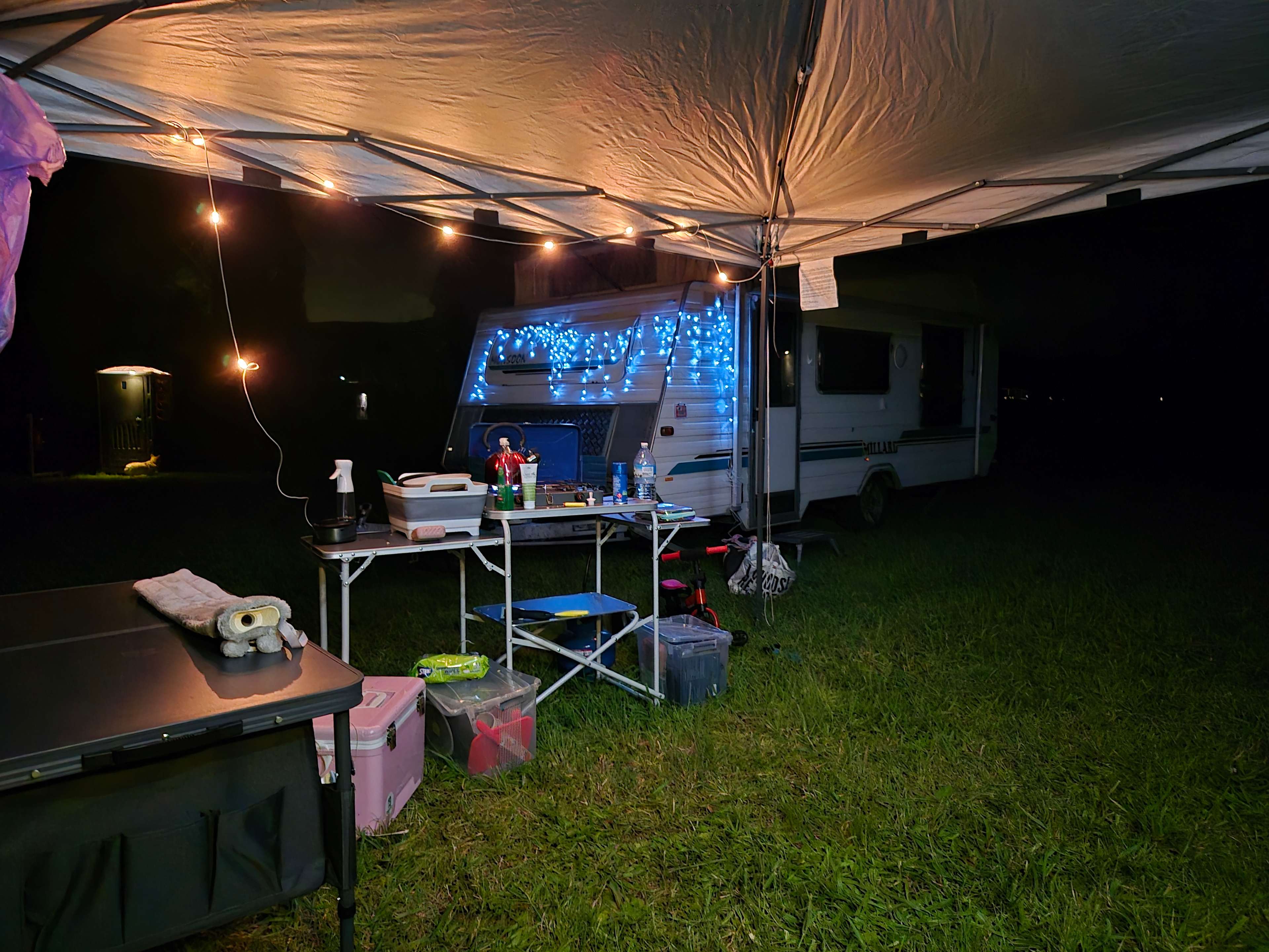 Nught time on site 5