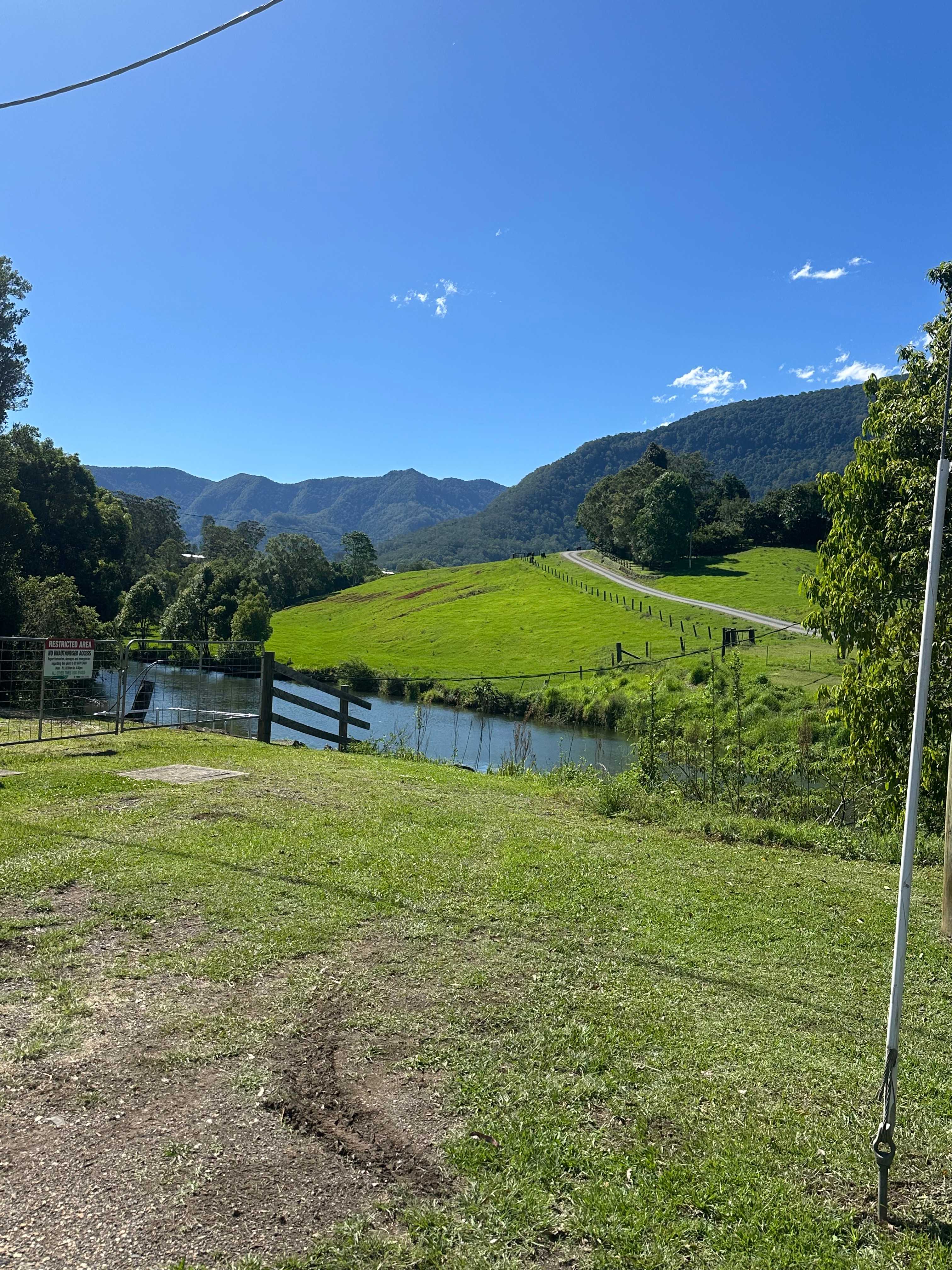 View from campground