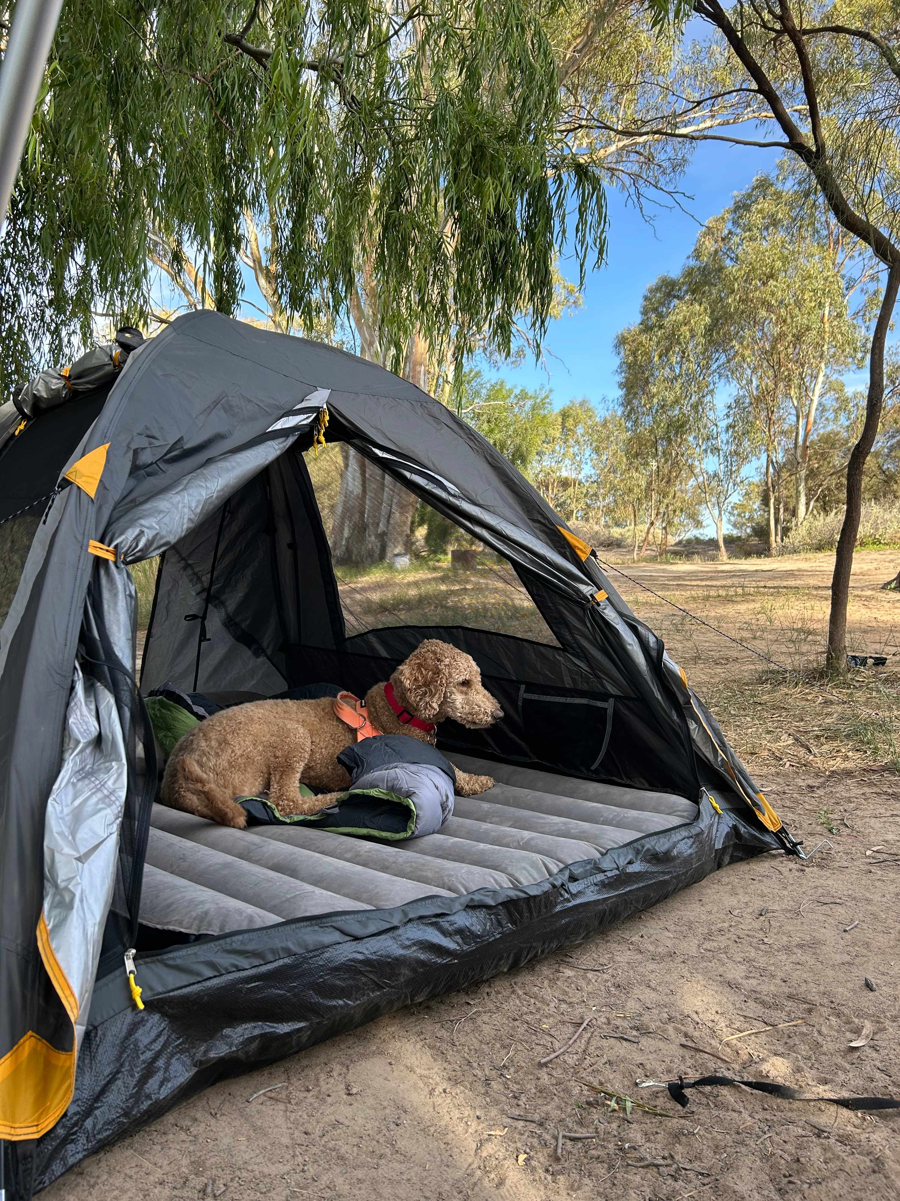 Secluded exclusive river campsite