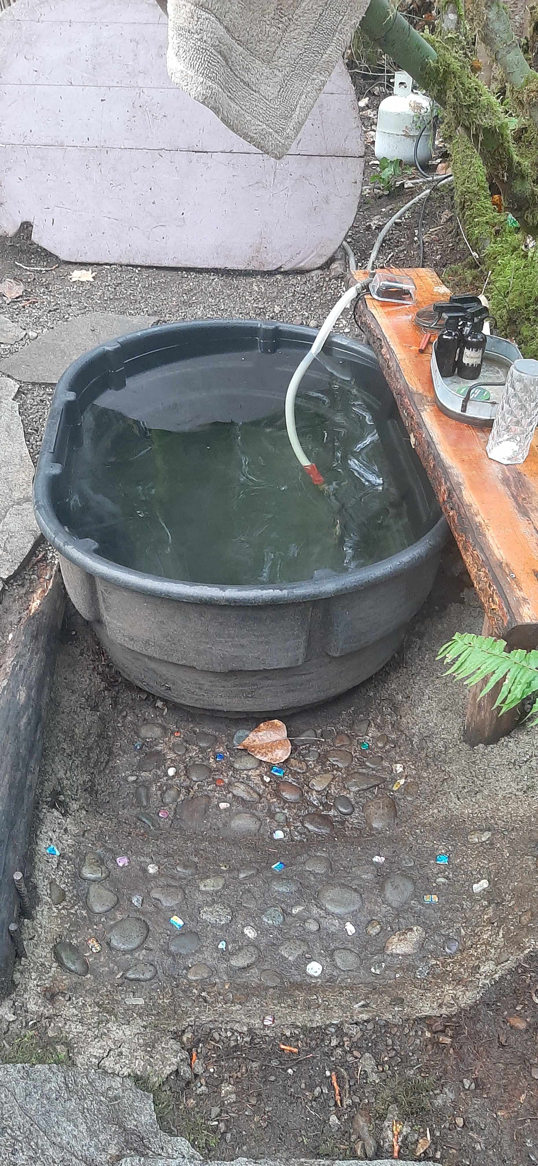 Don't skip the off grid hot tub!