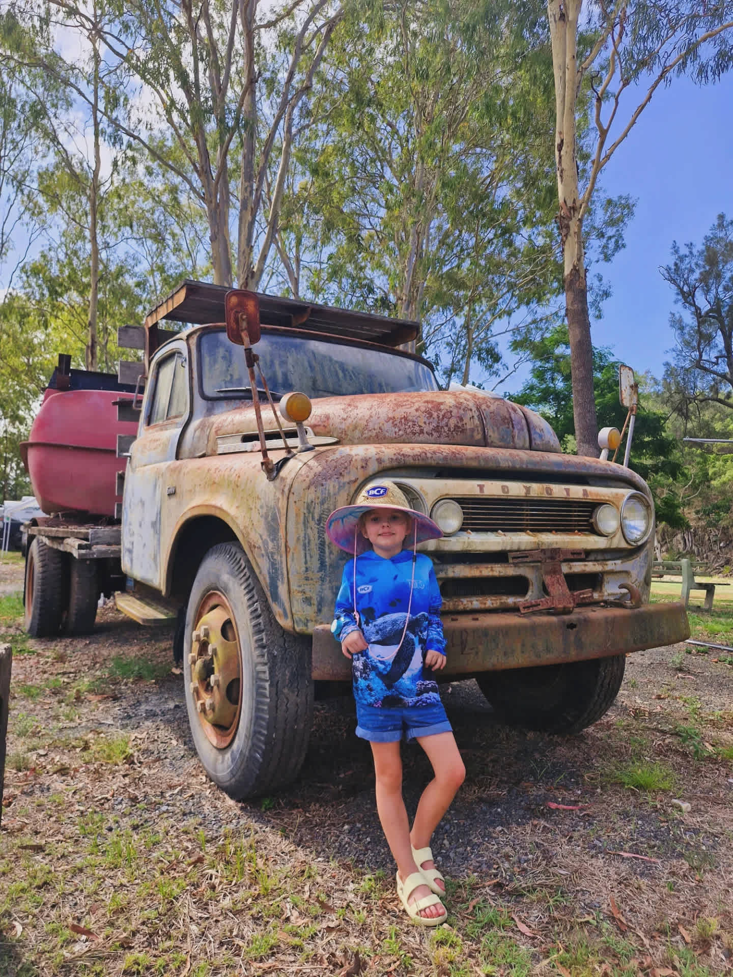 Creek and Antique Camping