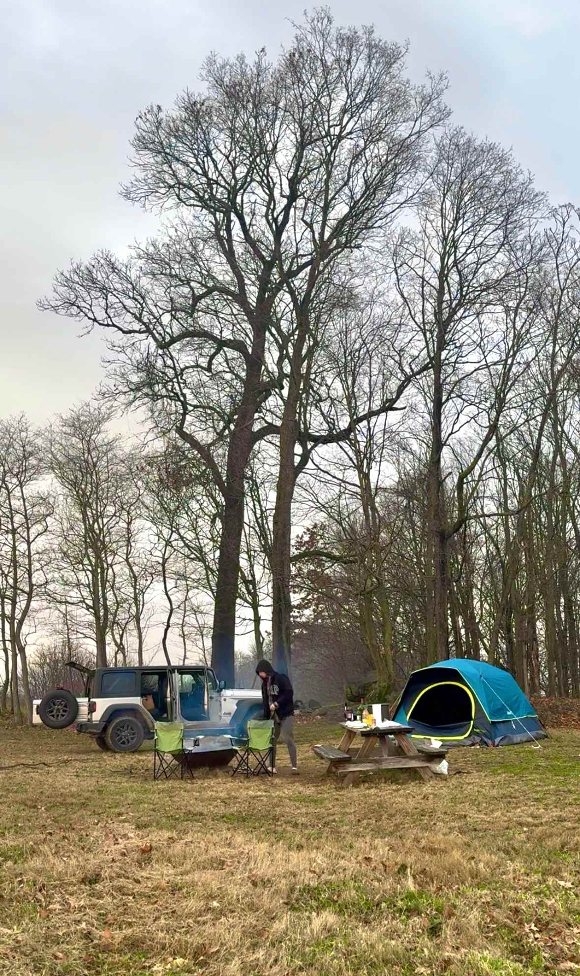 Plenty of space between campsites!