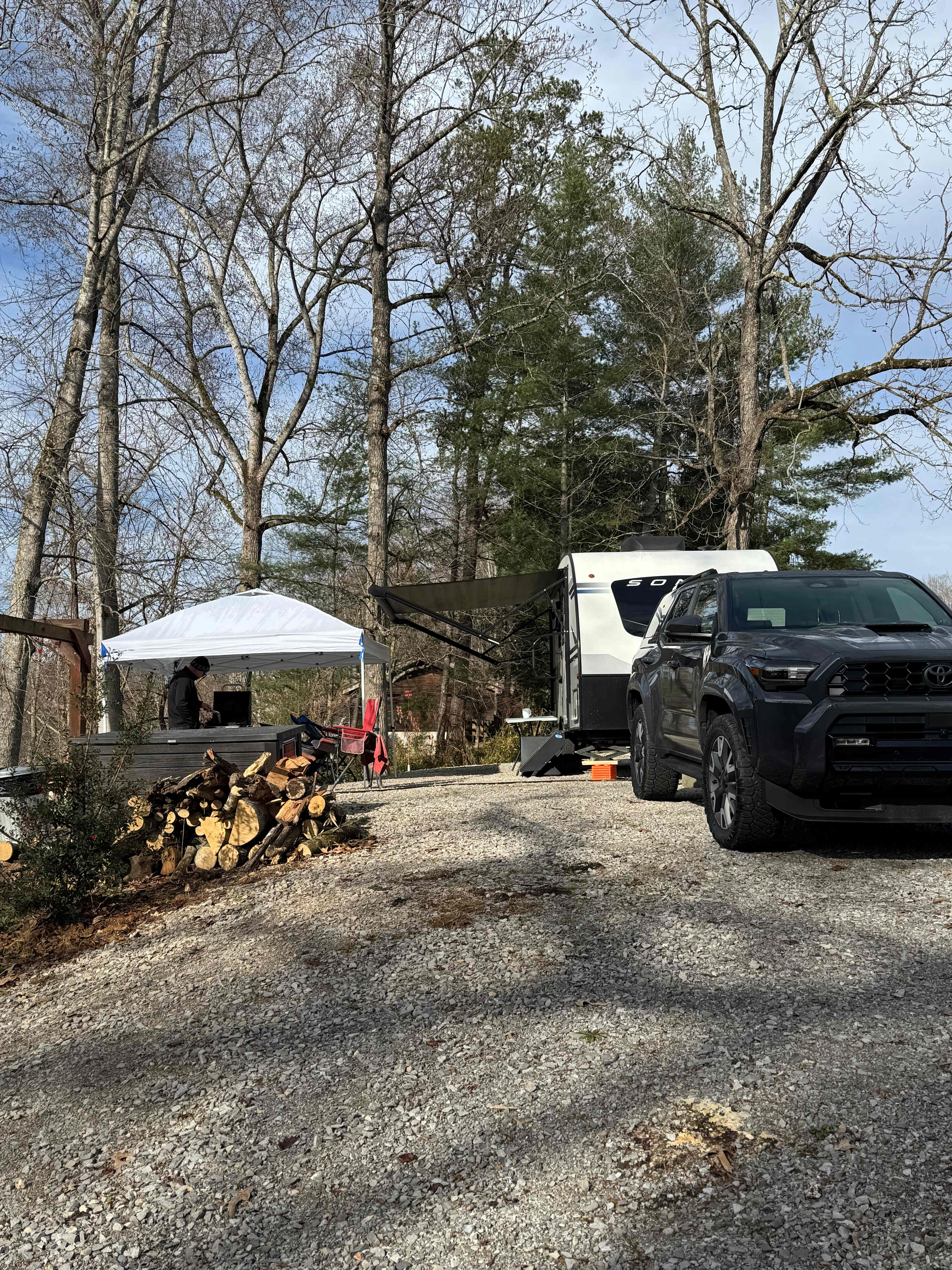 Campsite on the Caney