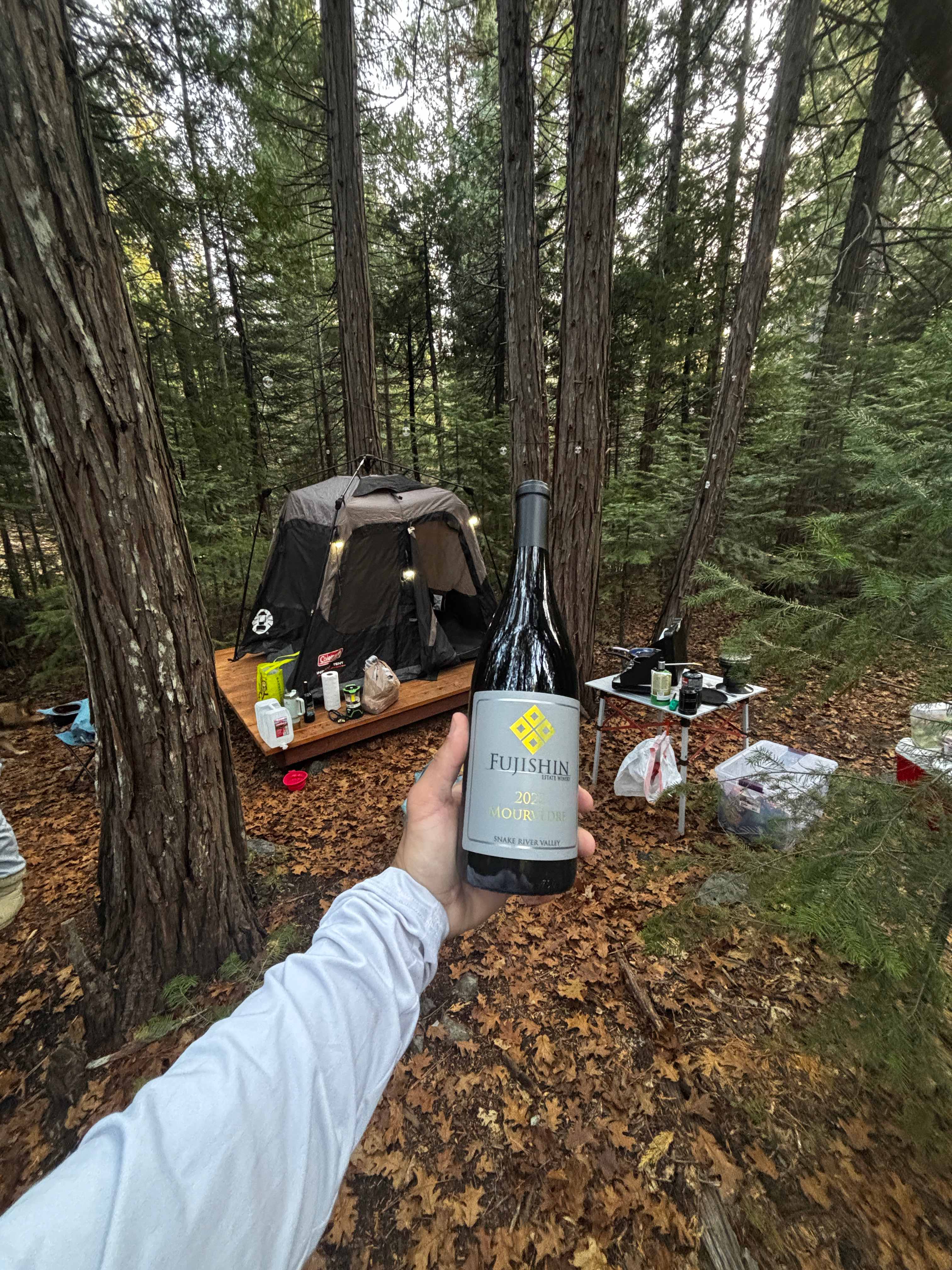 Bright Bear Camp in Tahoe NF