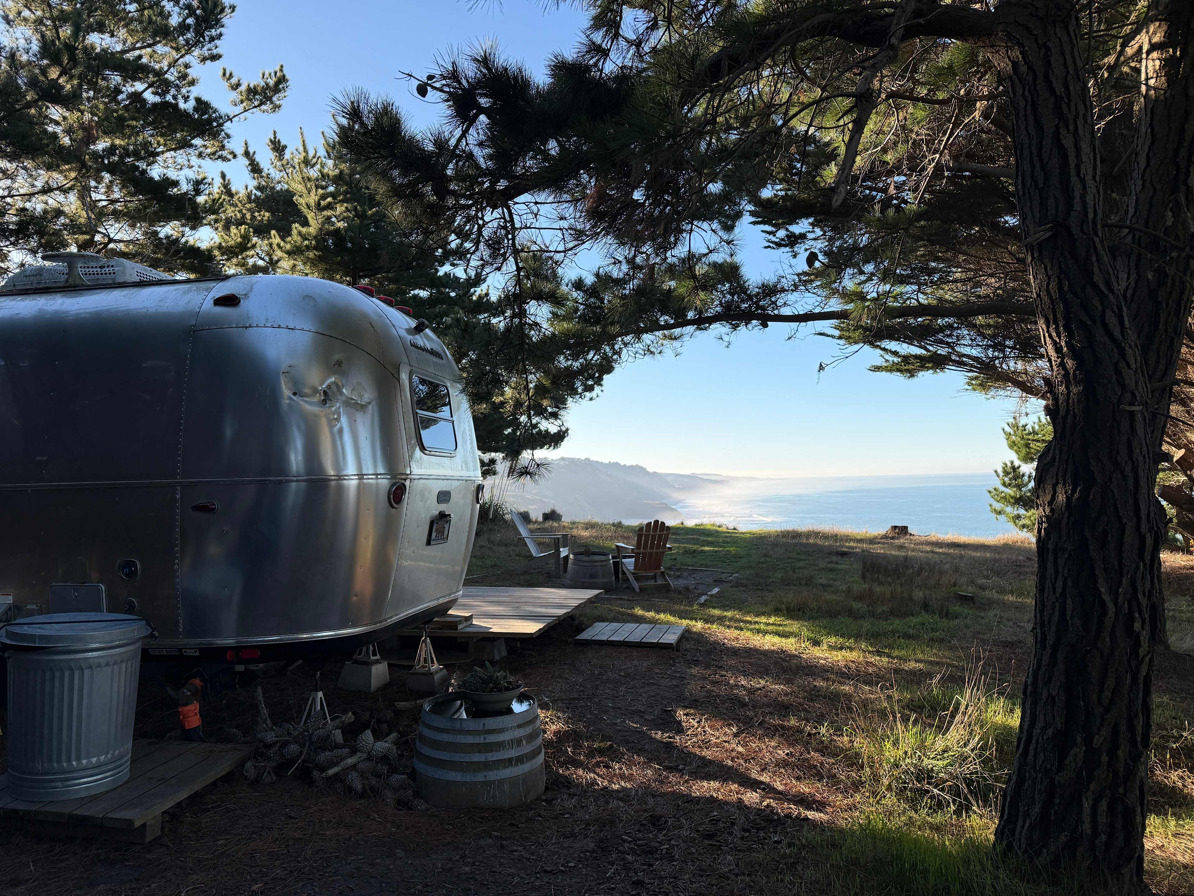 Tunitas Beach Overlook - Airstream