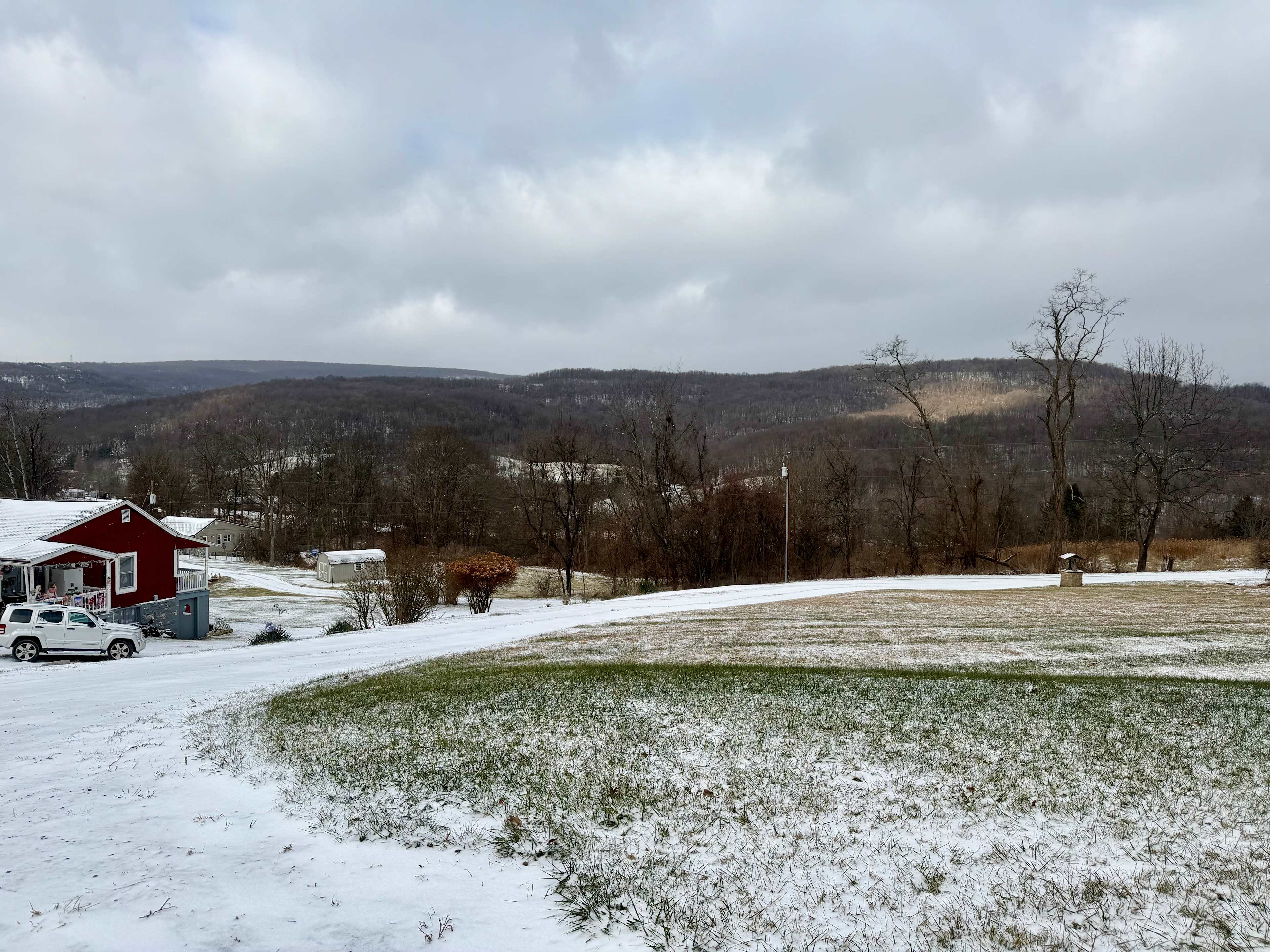 View of the mountains from camper 