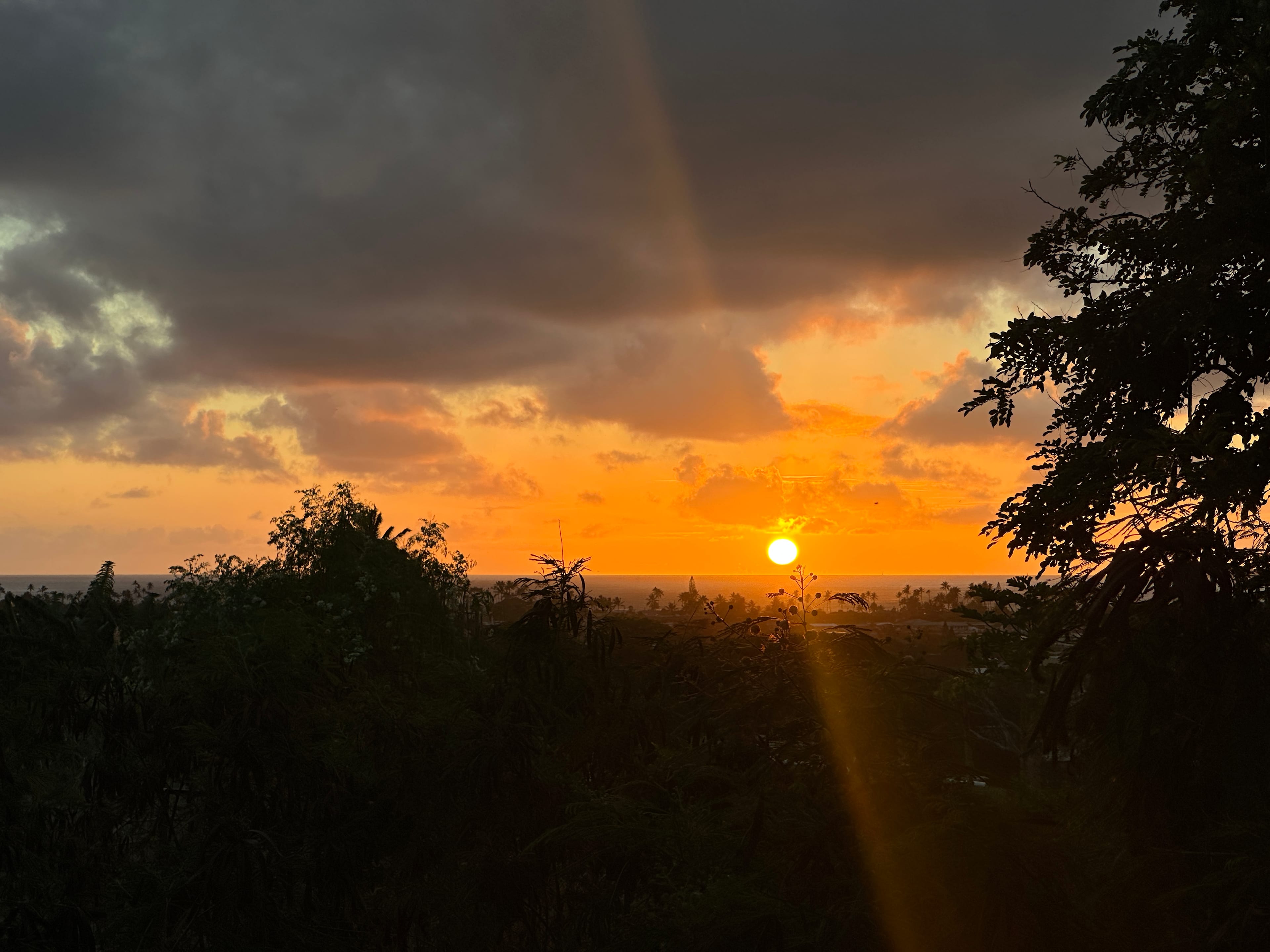 Sunset view from camp 