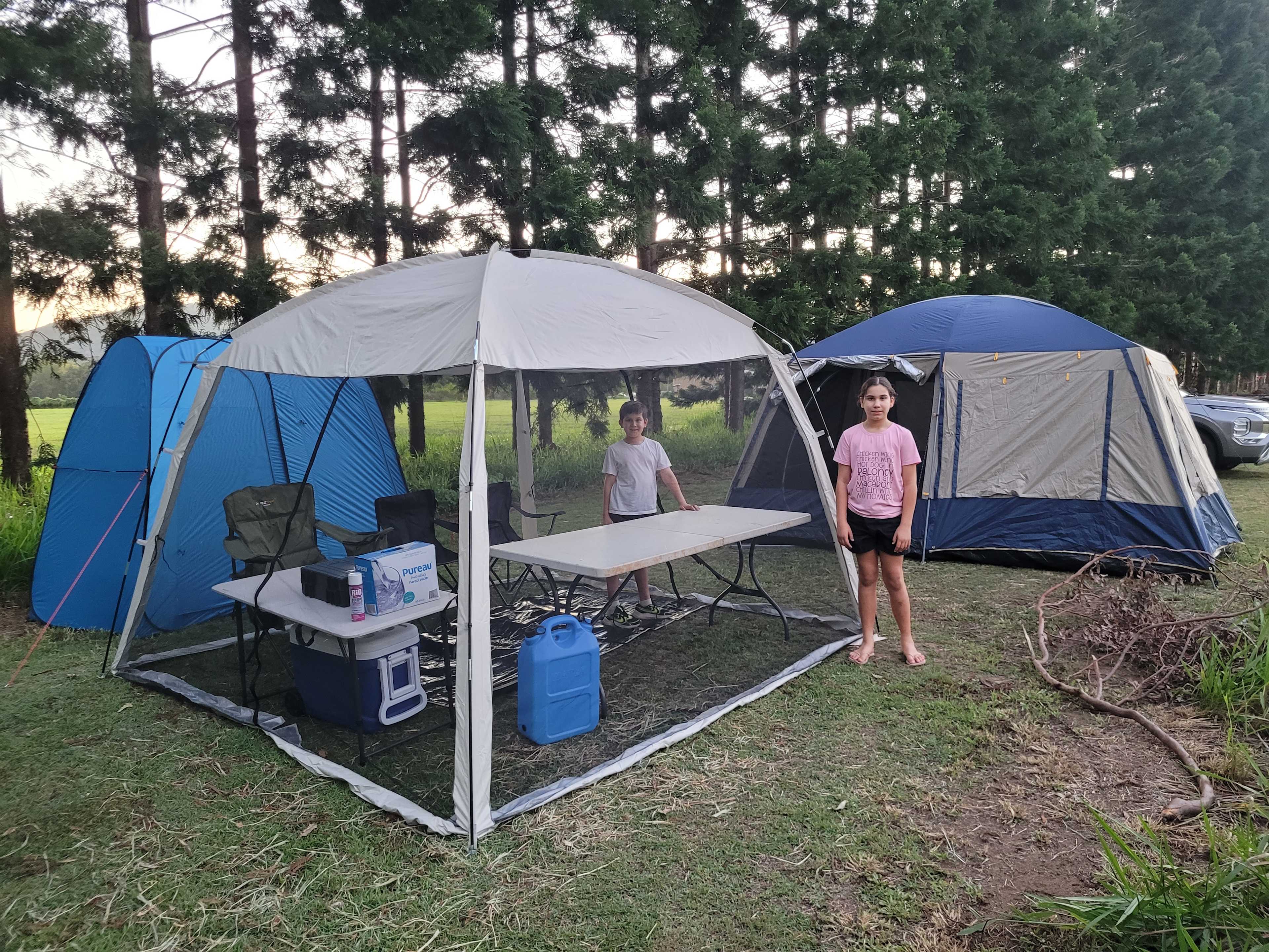 Great size for campsite