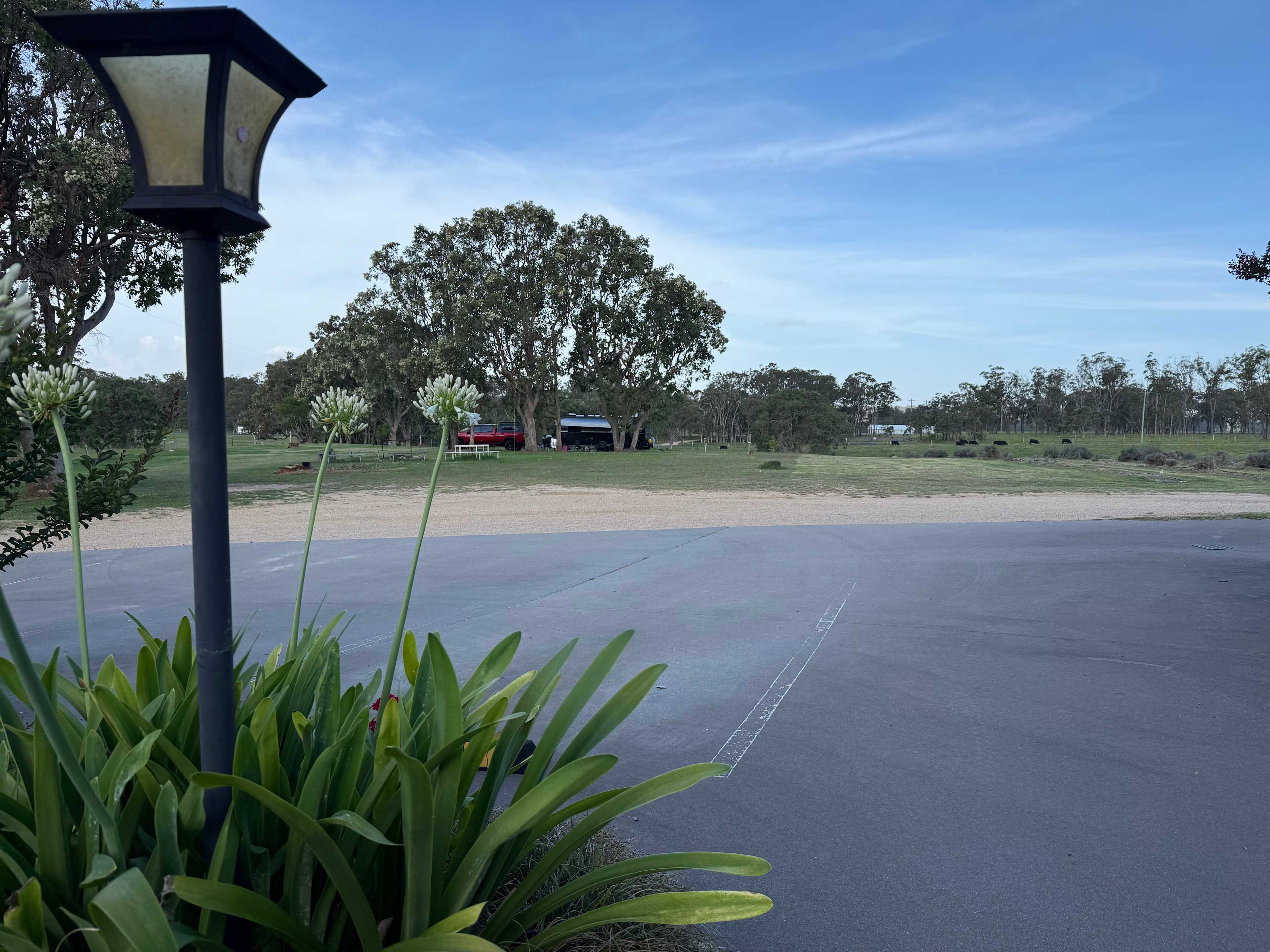 Short walk from the campsite to the very clean facilities. 