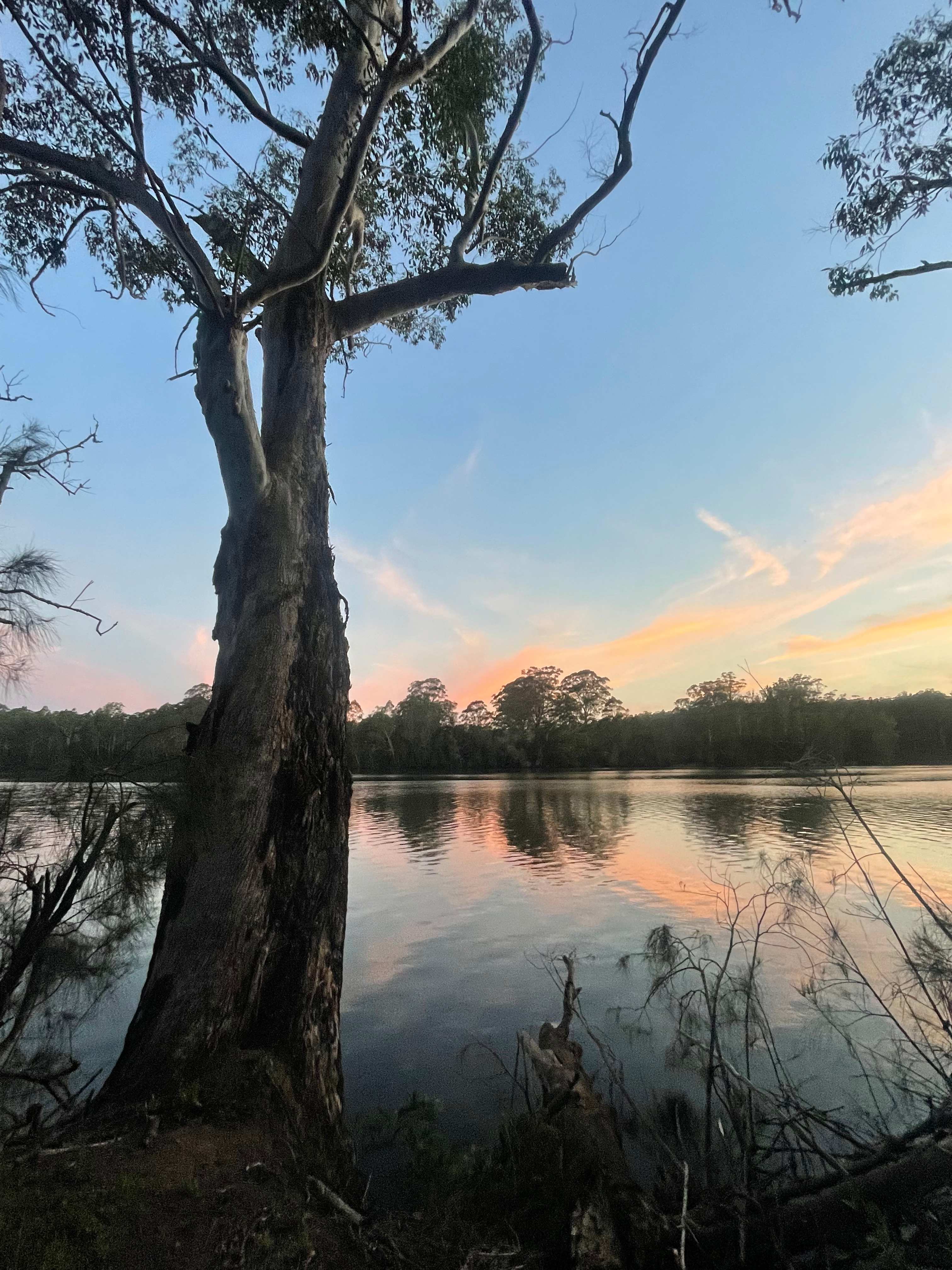 Sunset in the Clyde River