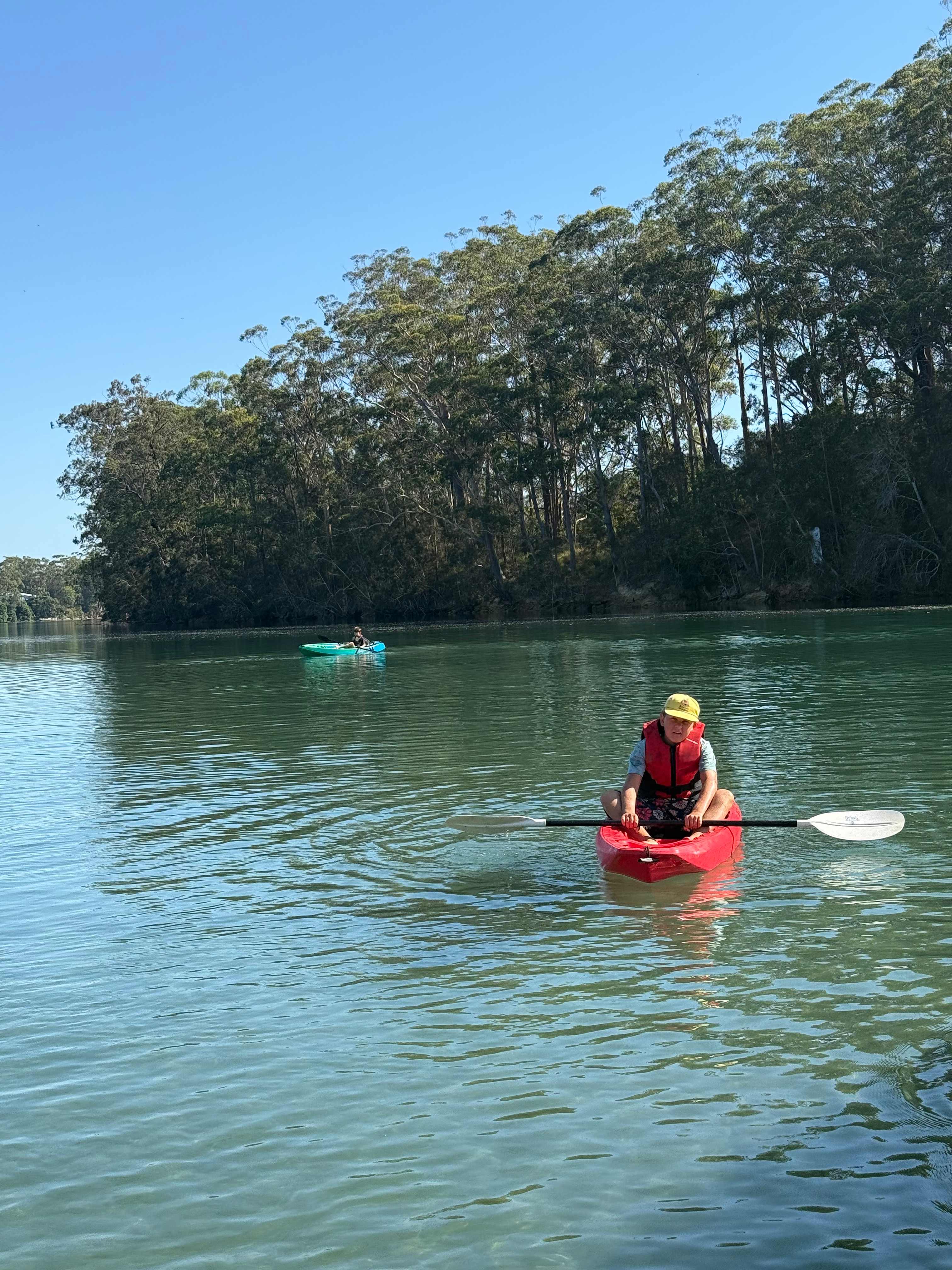 Boys loved the kayaks ! 