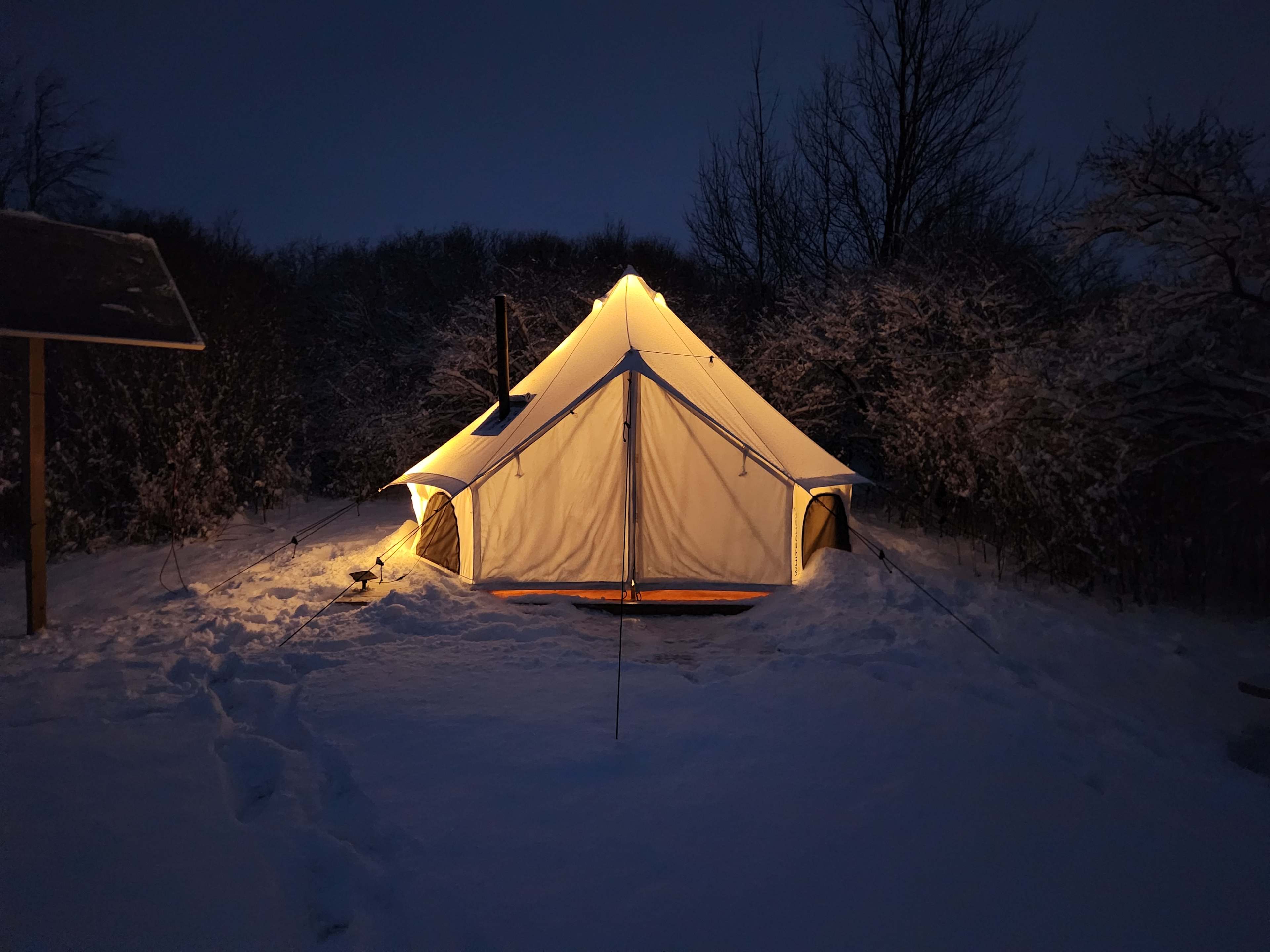 Overgrown Ridge Camp By Letchworth