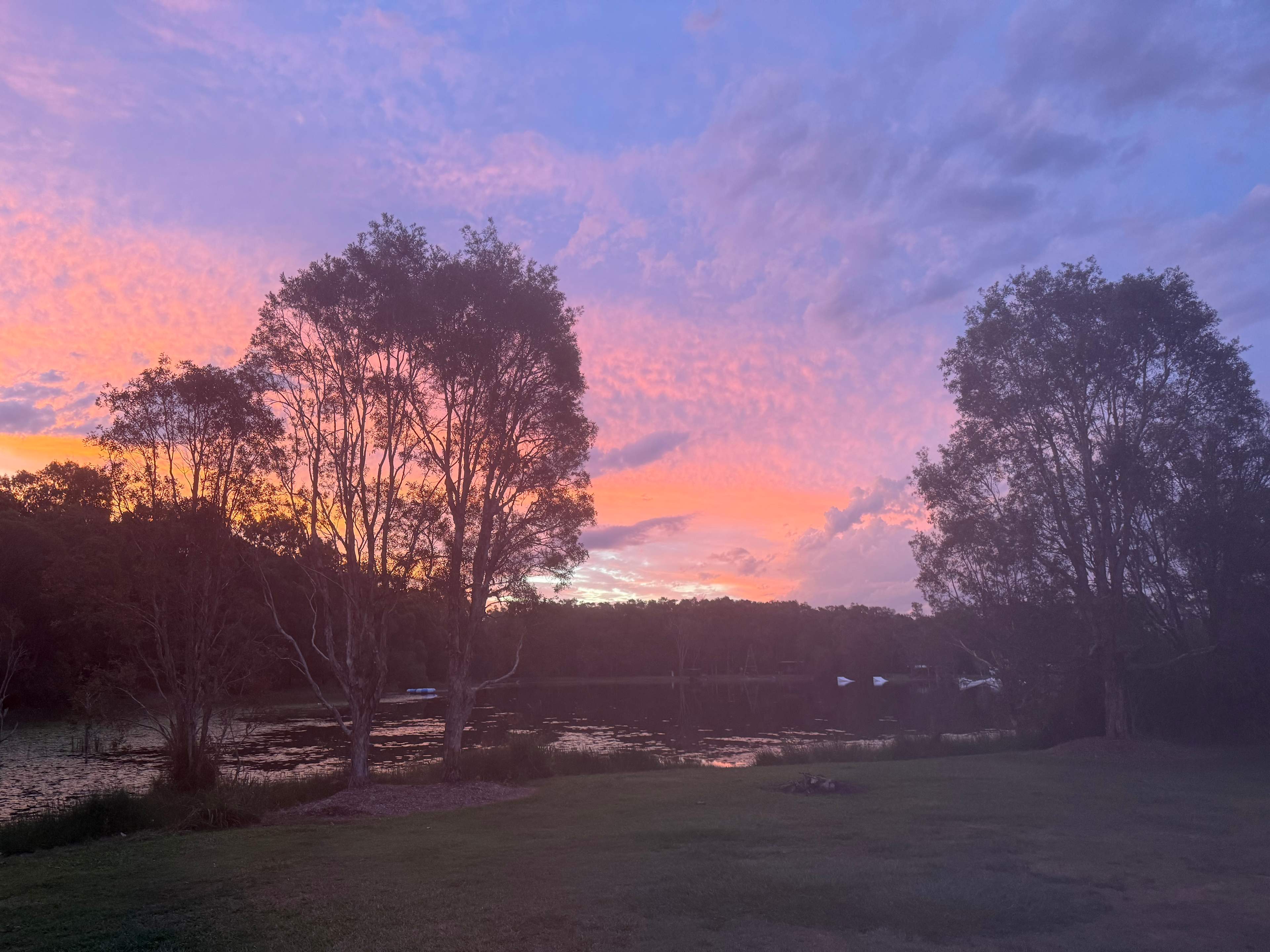 Beautiful sunset, lovely way to finish off Christmas Day