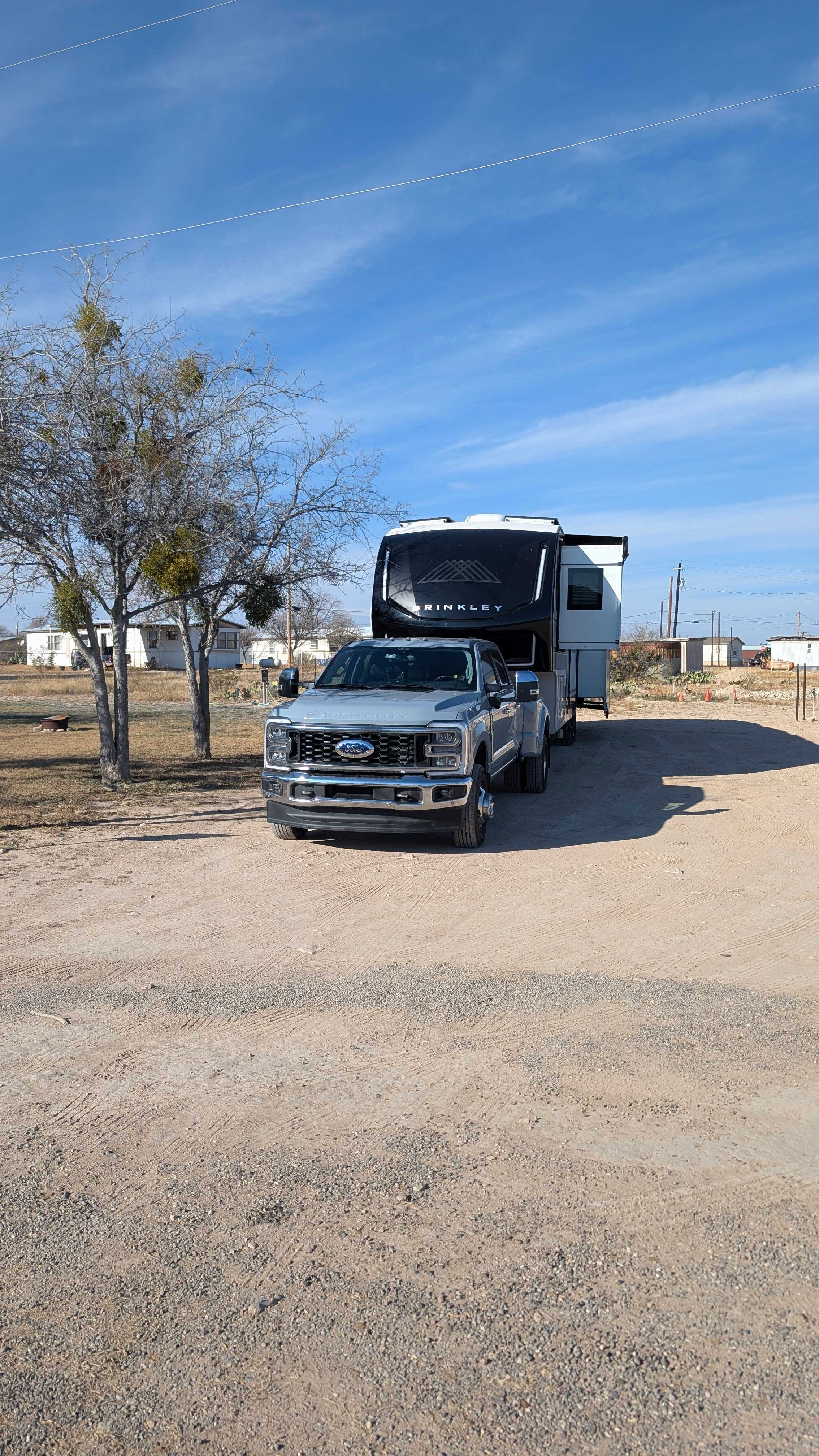 Plenty of room for the 42 foot fiver. 