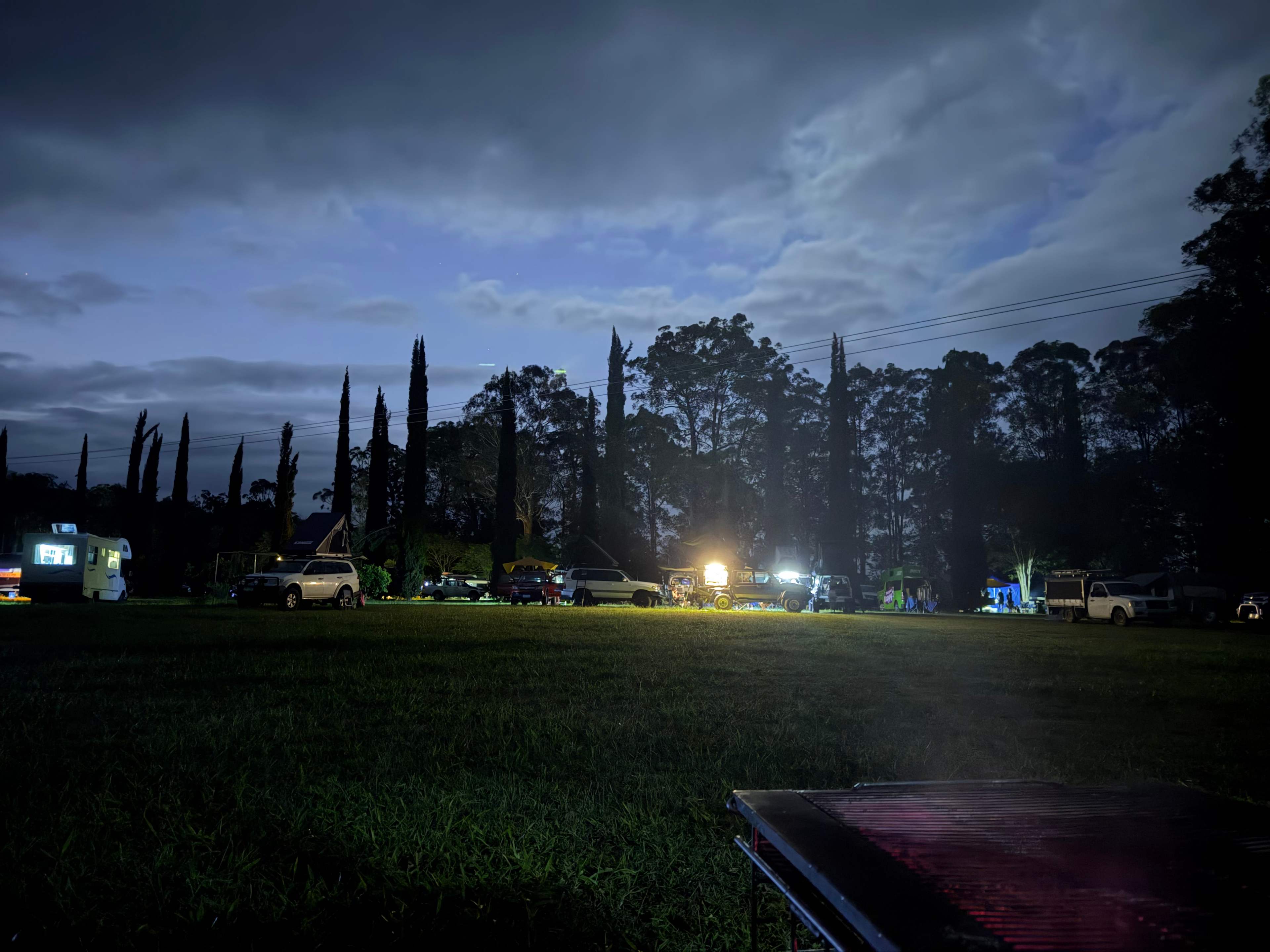 View from our camp site on our last night there. 