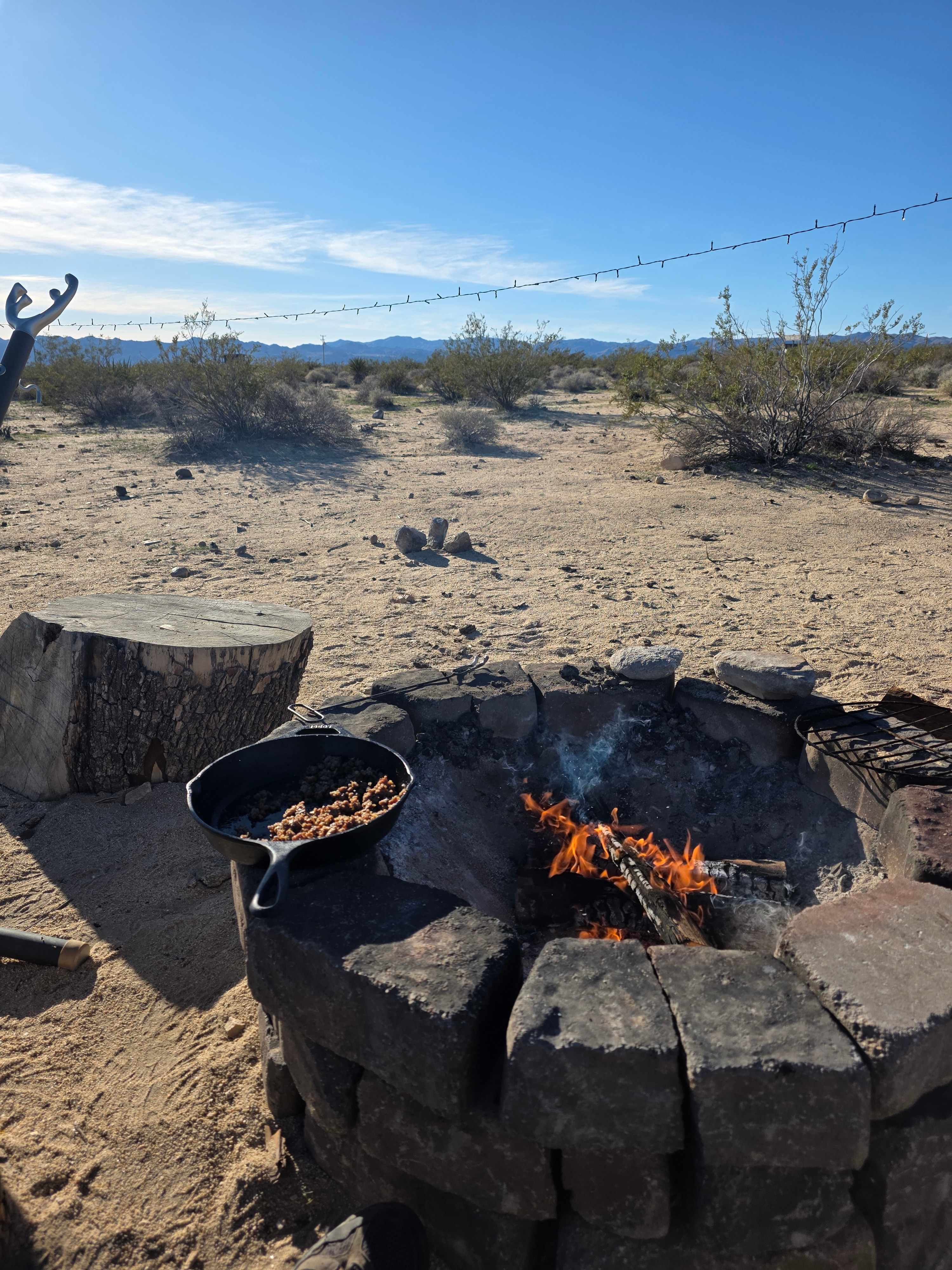 Campfire breakfasts are the best. 