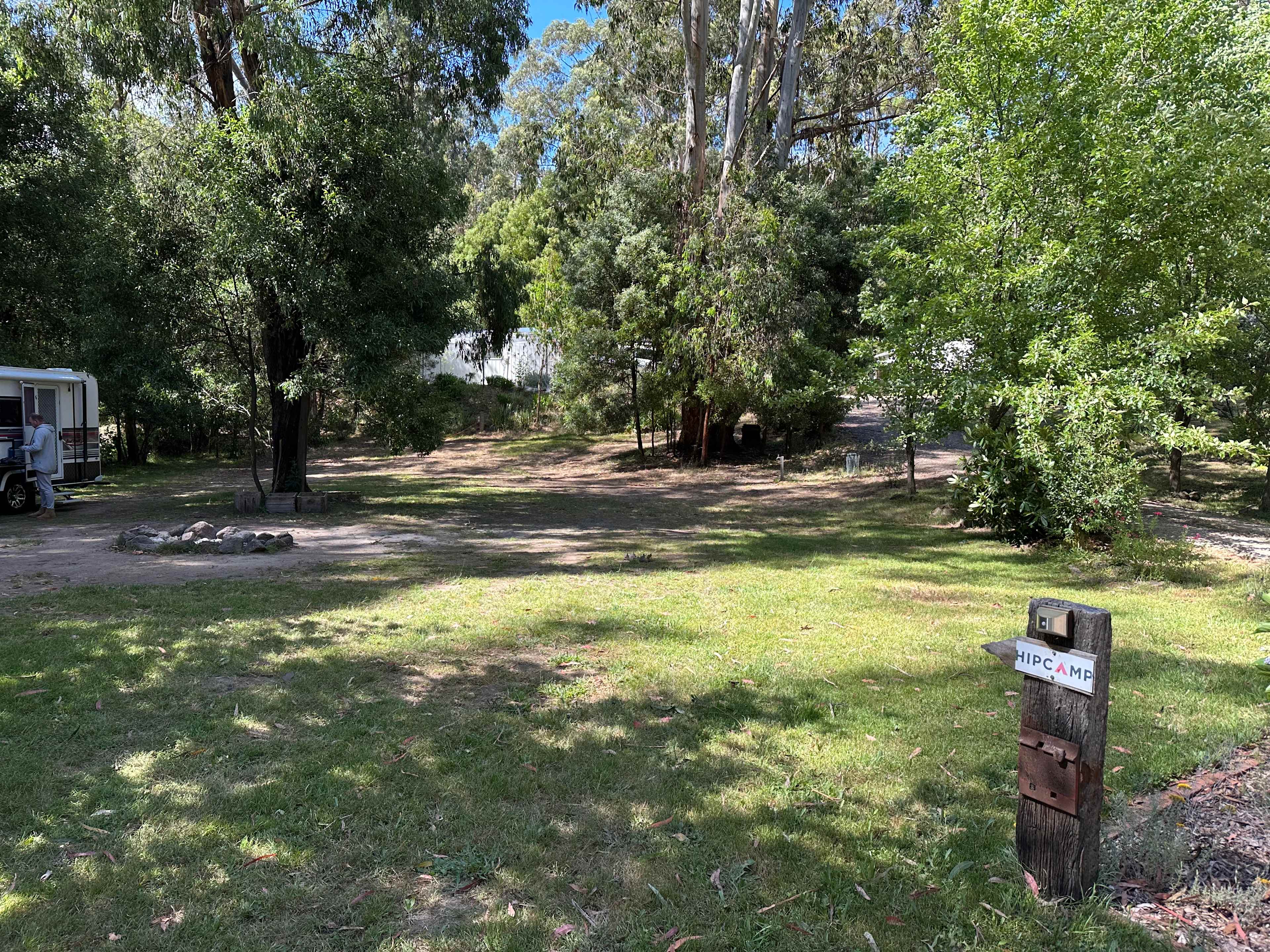 HUGE! would fit 4 caravans - and there is 4 power points!