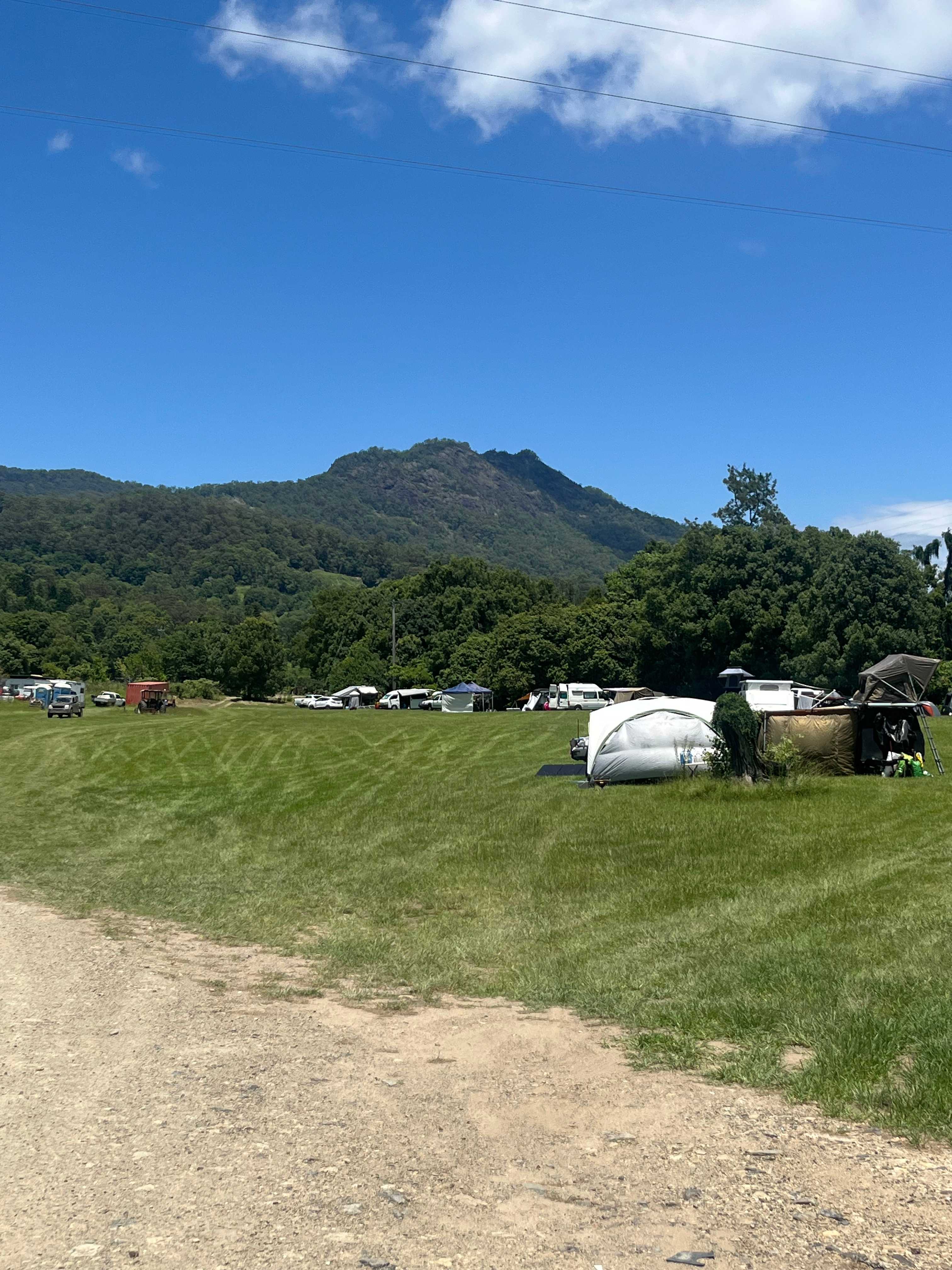 Plenty of open green space. 