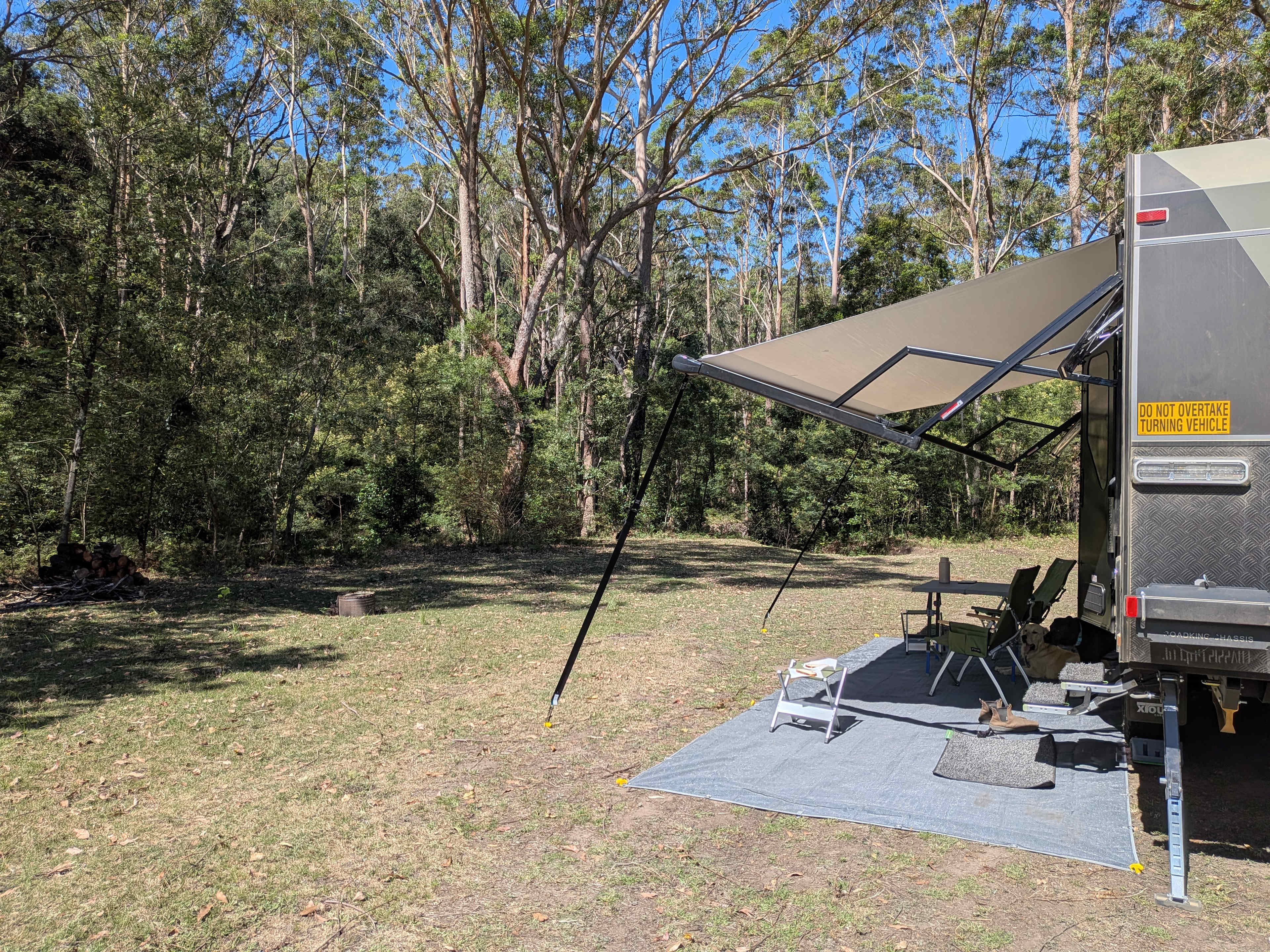 Site 3 facing the creek