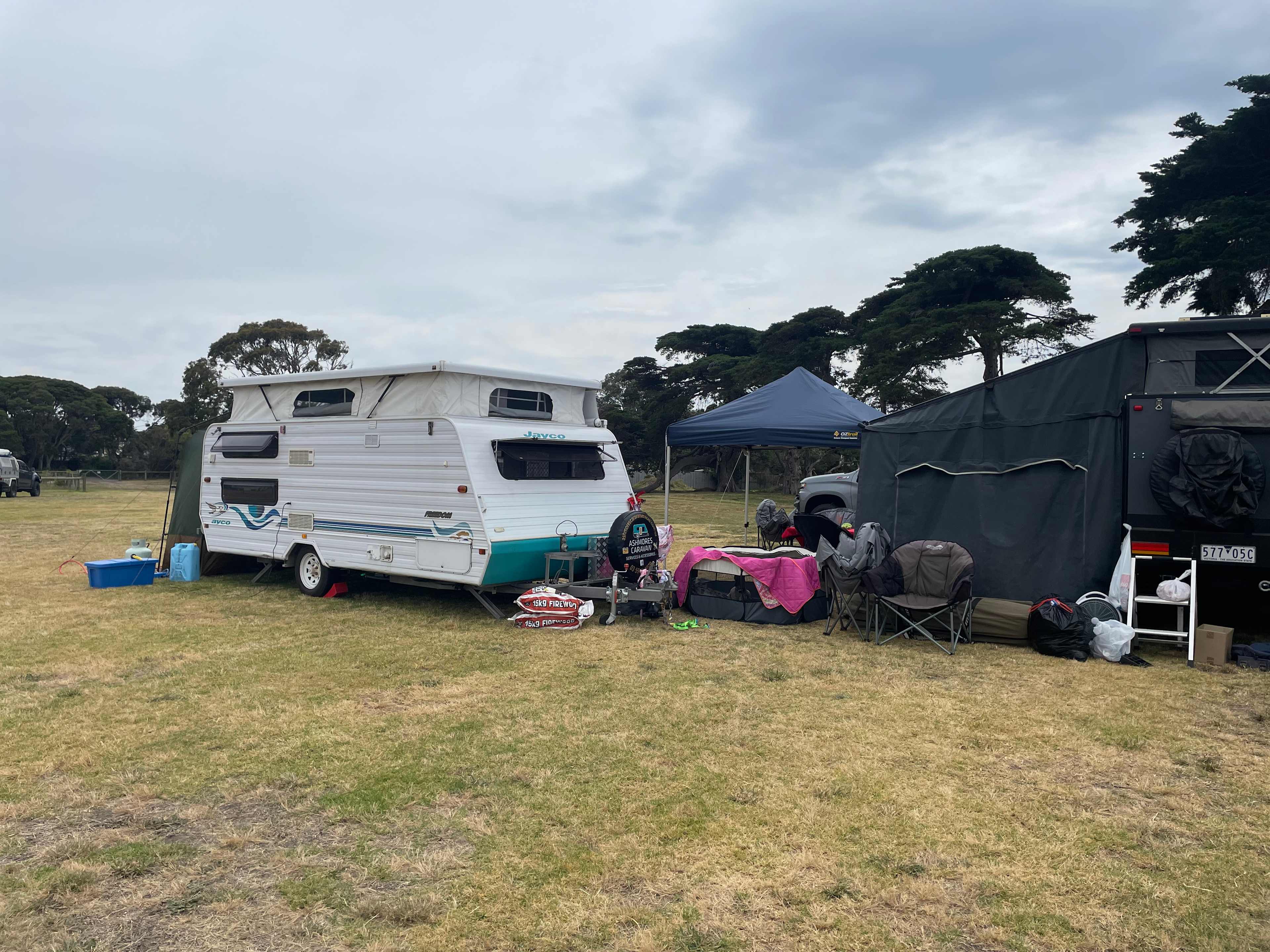 Shacks at Kardella Park