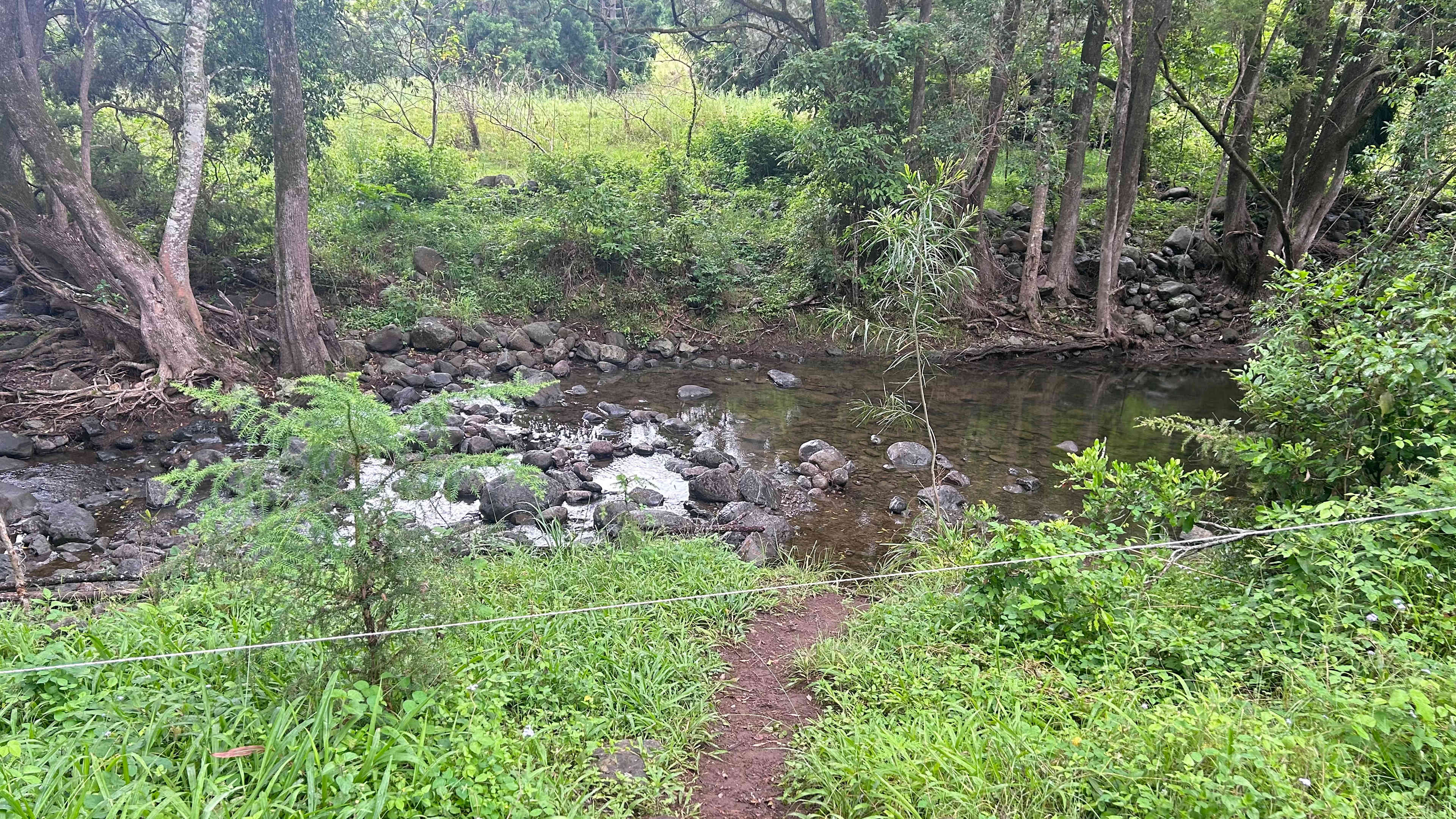 The view from the campsite 