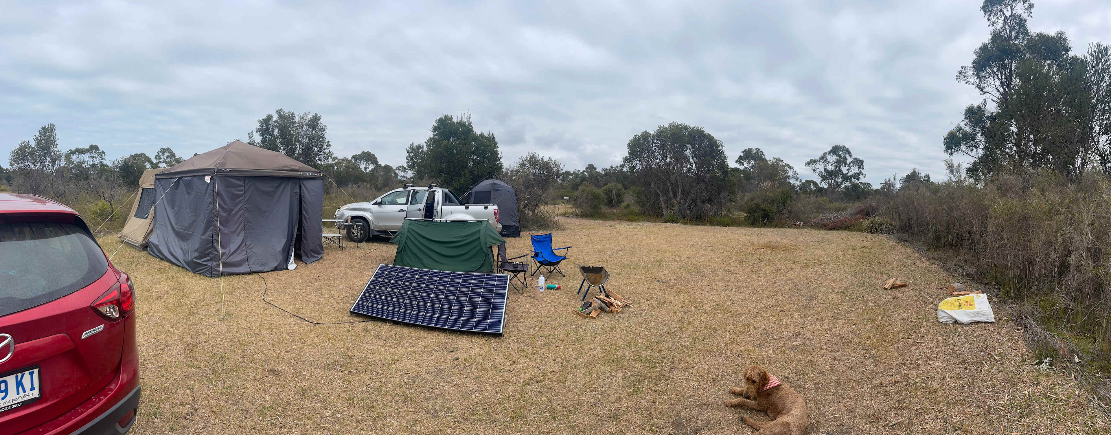 After friends left had the site we booked to ourselves