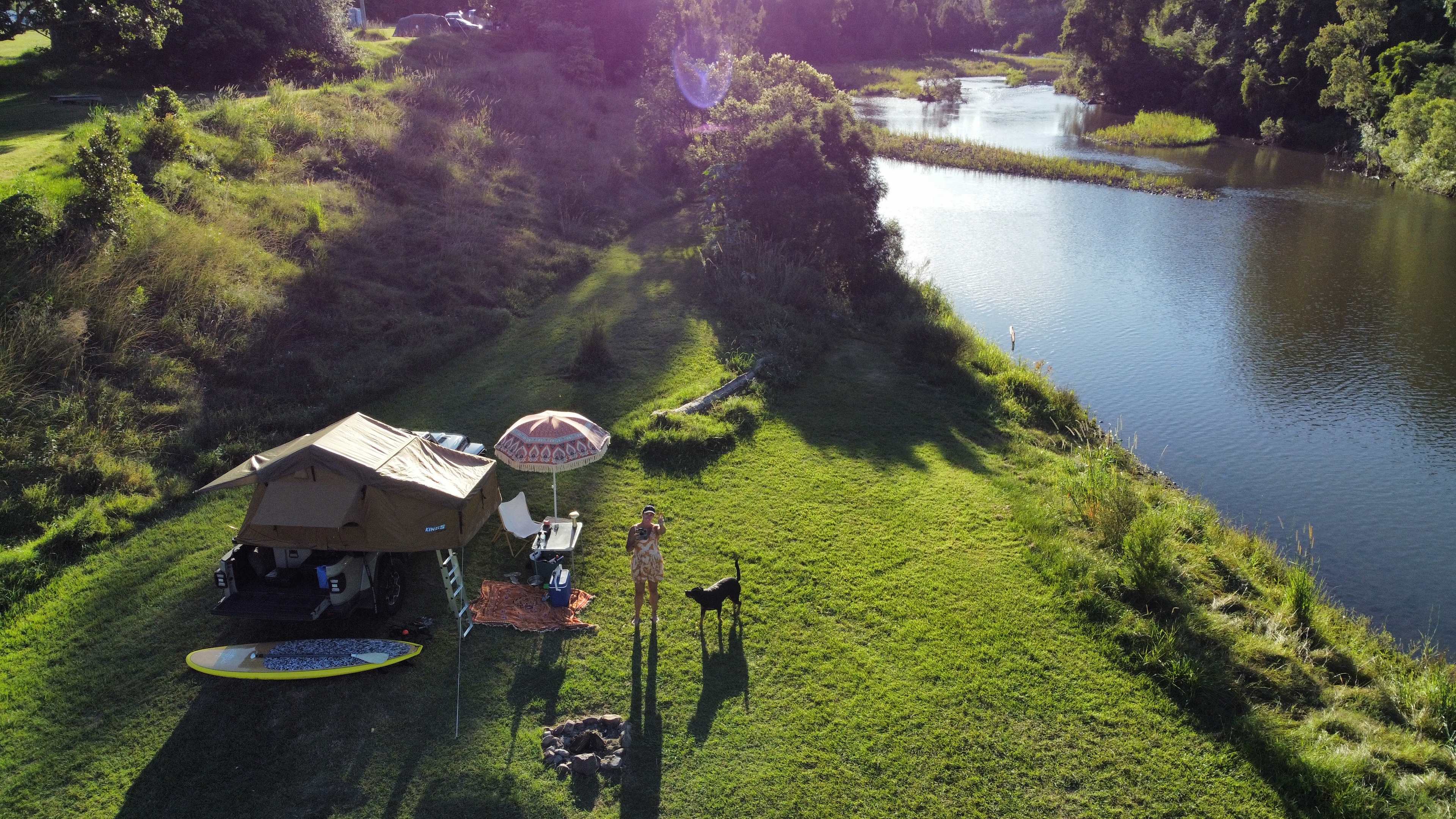Turtle Log River Bank Camp