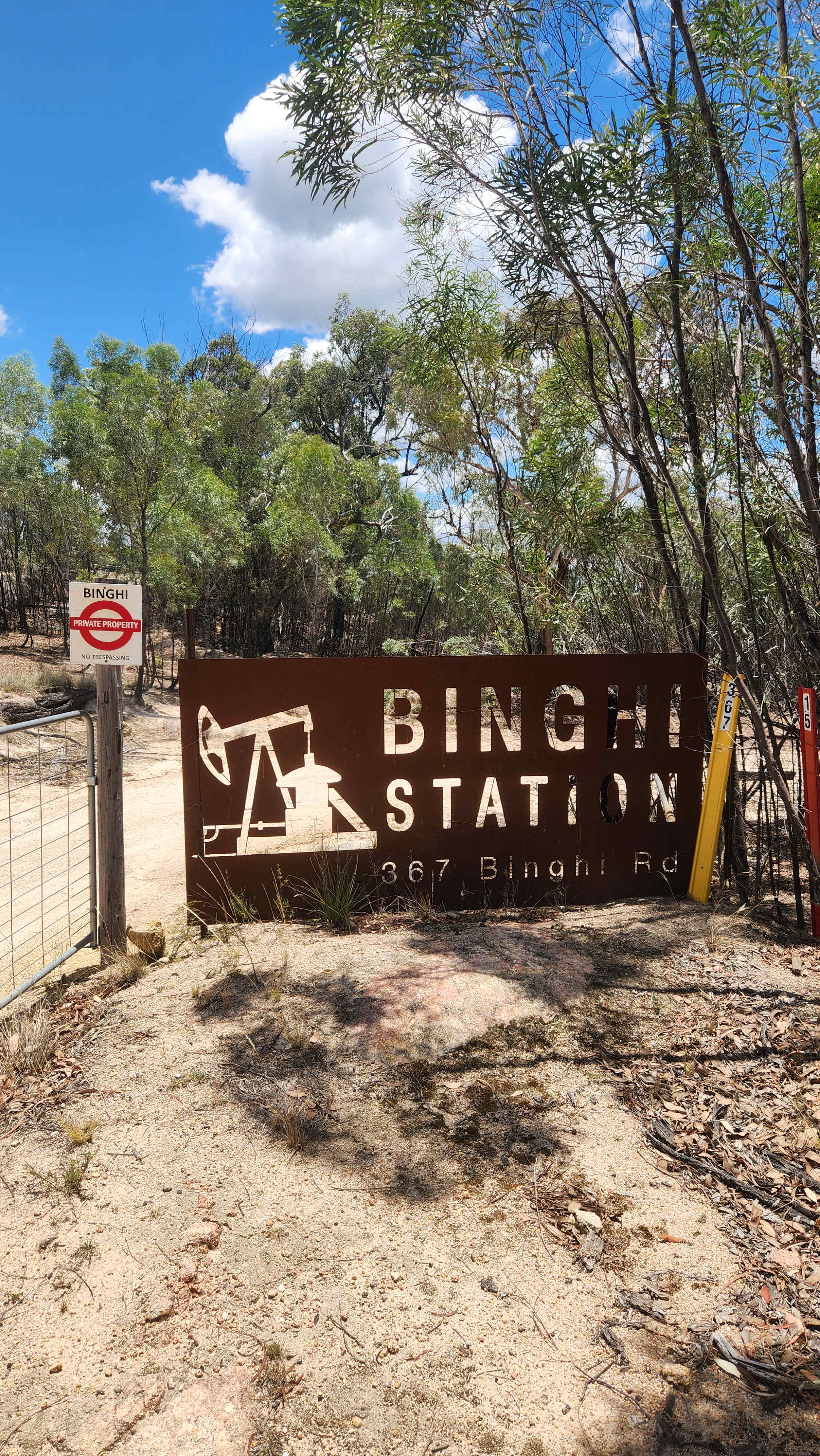 Entrance to property
