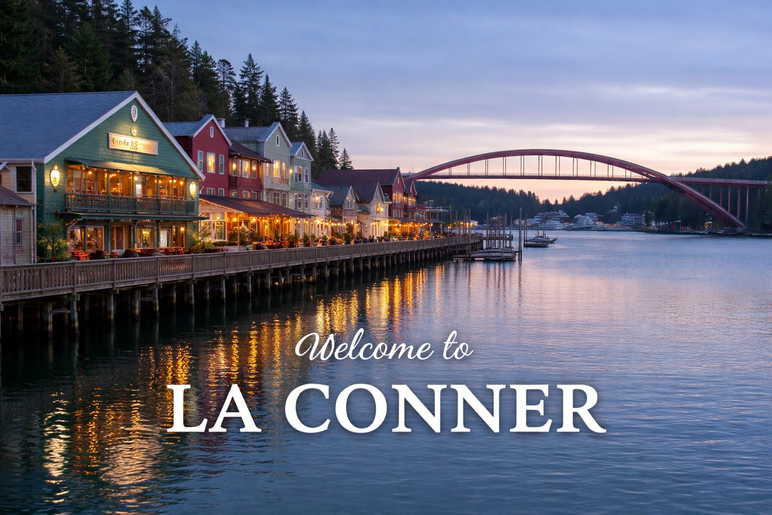 Located just minutes from the charming, historic town of La Conner.