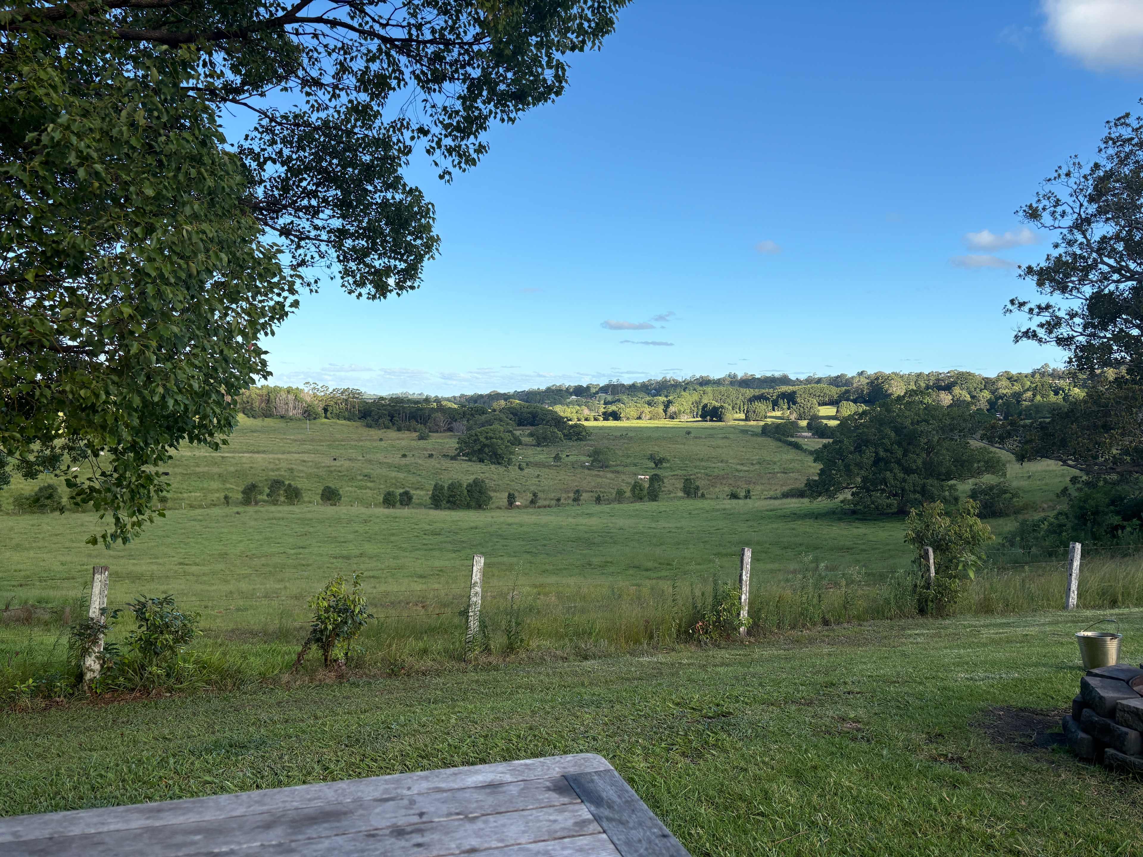 Beautiful view towards the ocean the Cape Byron Lighthouse 
