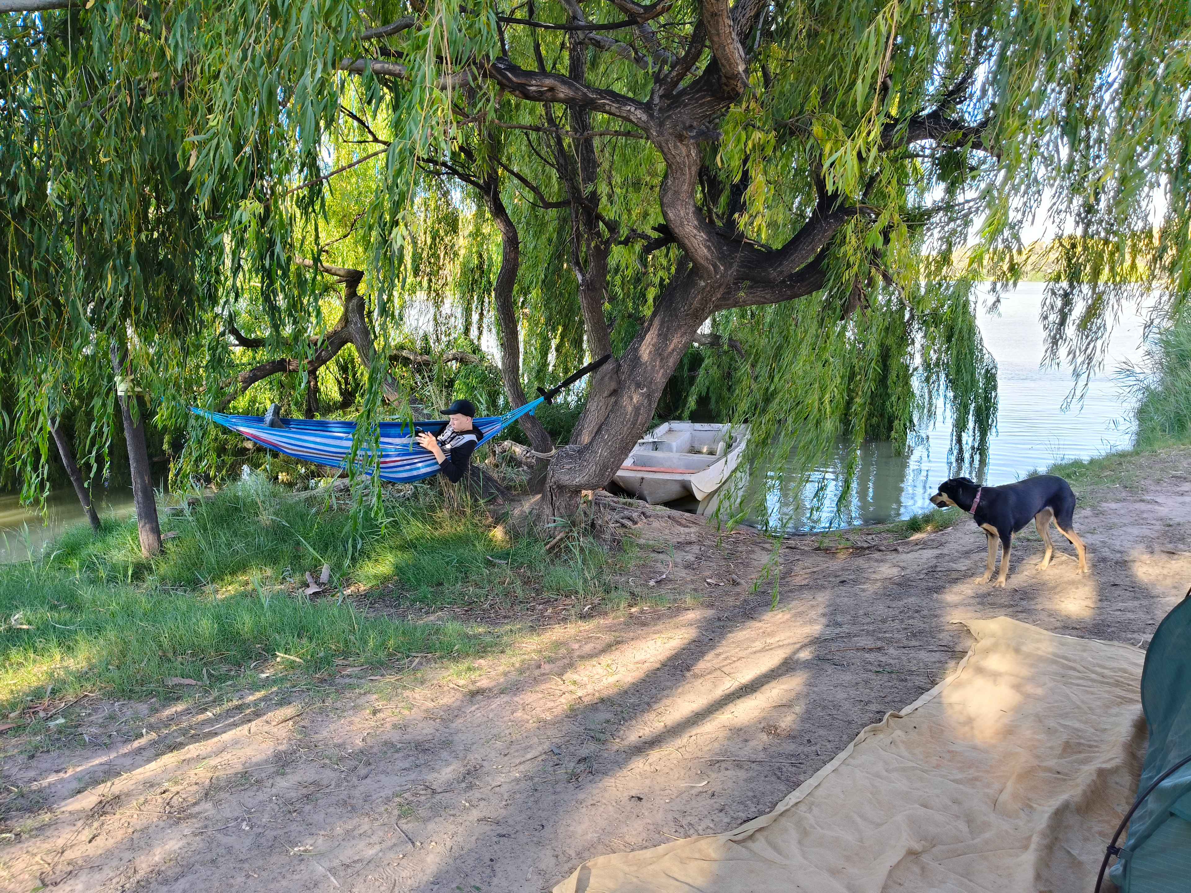 Secluded exclusive river campsite