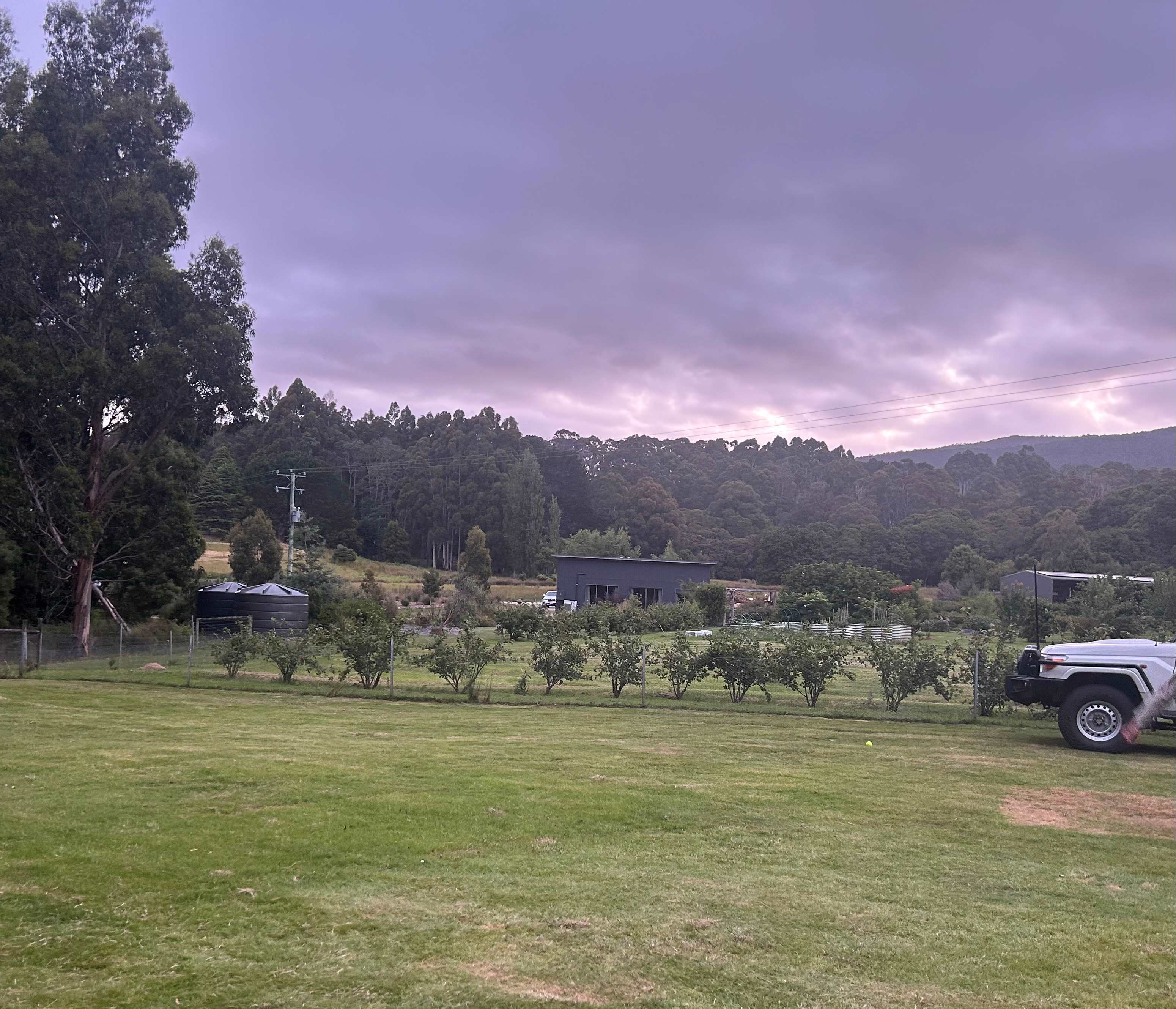 Big site … this wa sour cricket pitch with tent further to the right 