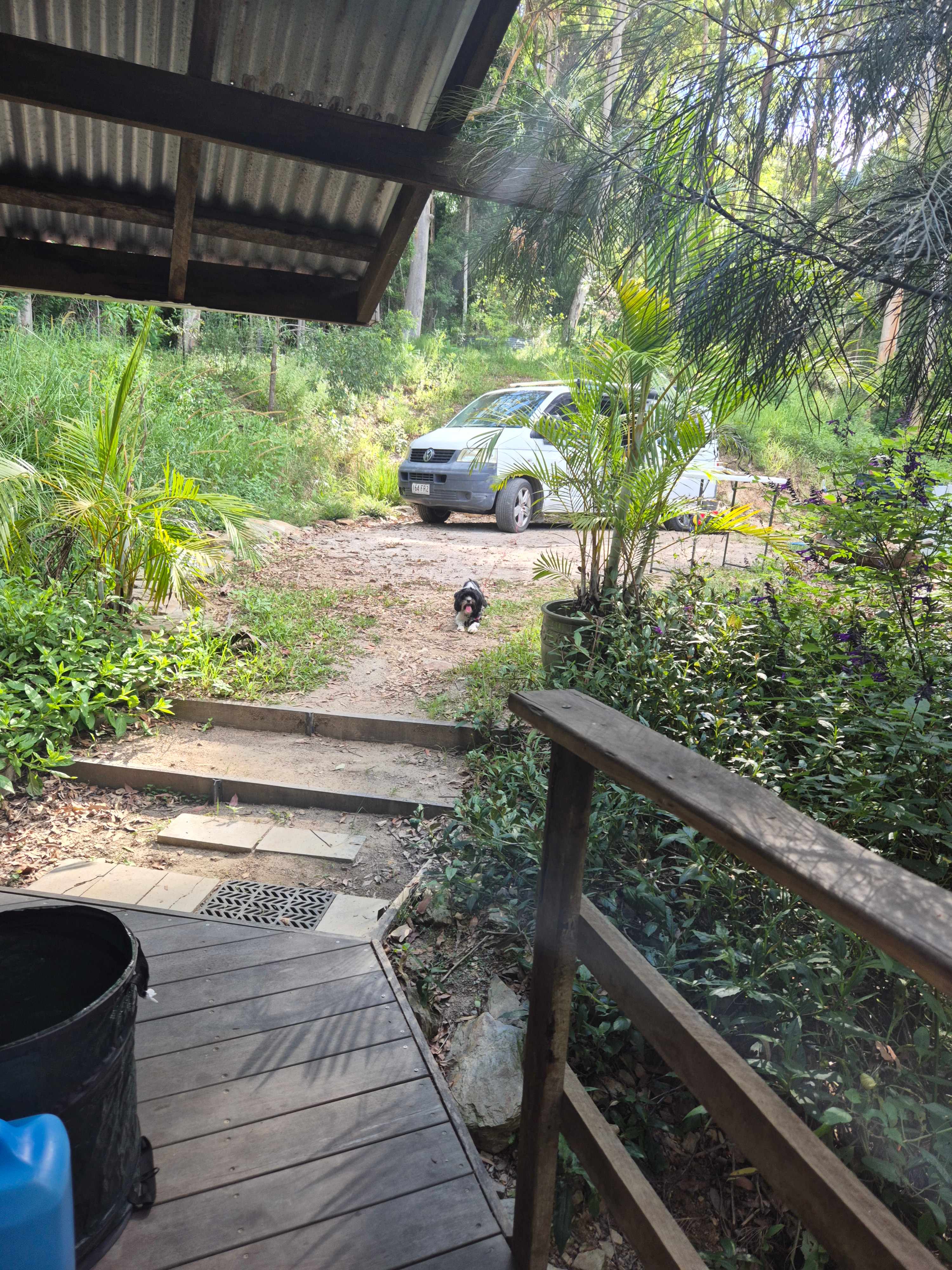 View to camp space from kitchen