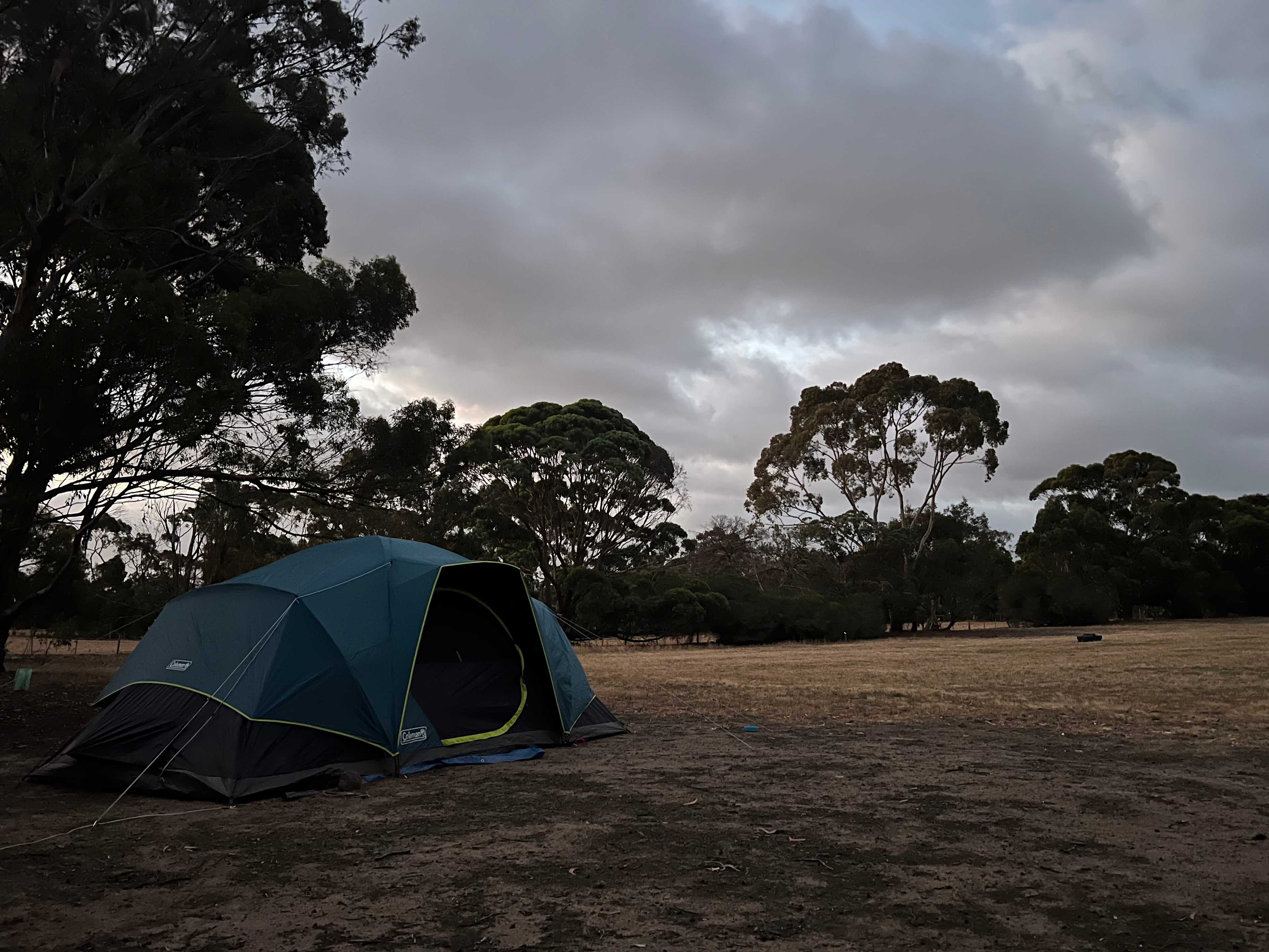 All the space makes our massive tent look small!